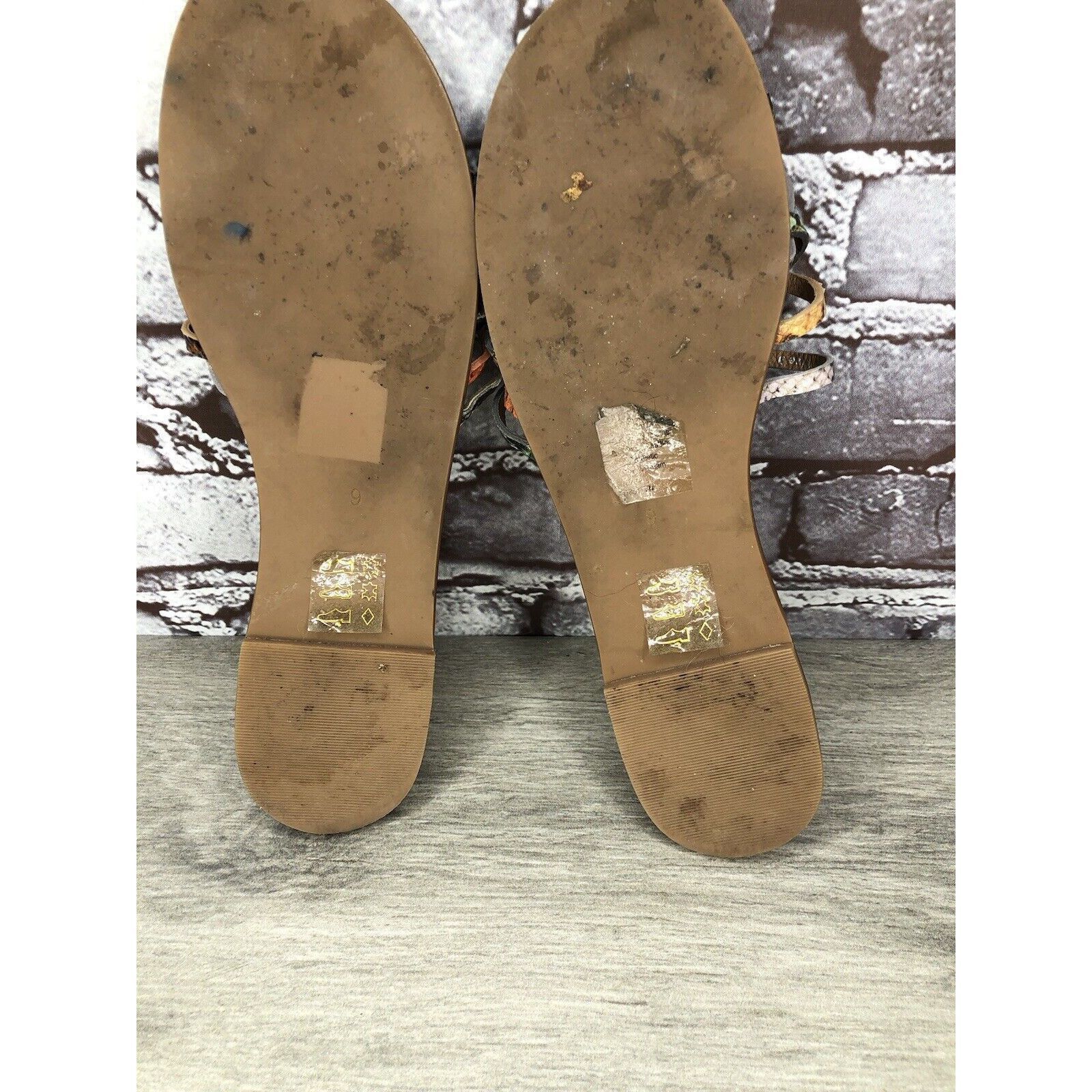 Madewell Madewell Tracie MultiColor Leather Snake Print Strappy Sanda Size US 9 / IT 39 - 7 Thumbnail