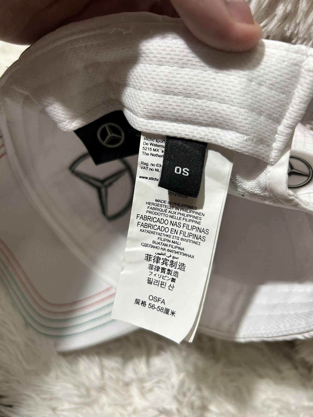 Mercedes-Benz Mercedes Benz AMG Petronas F1 Formula One Lewis Hamilton Cap Size ONE SIZE - 12 Thumbnail