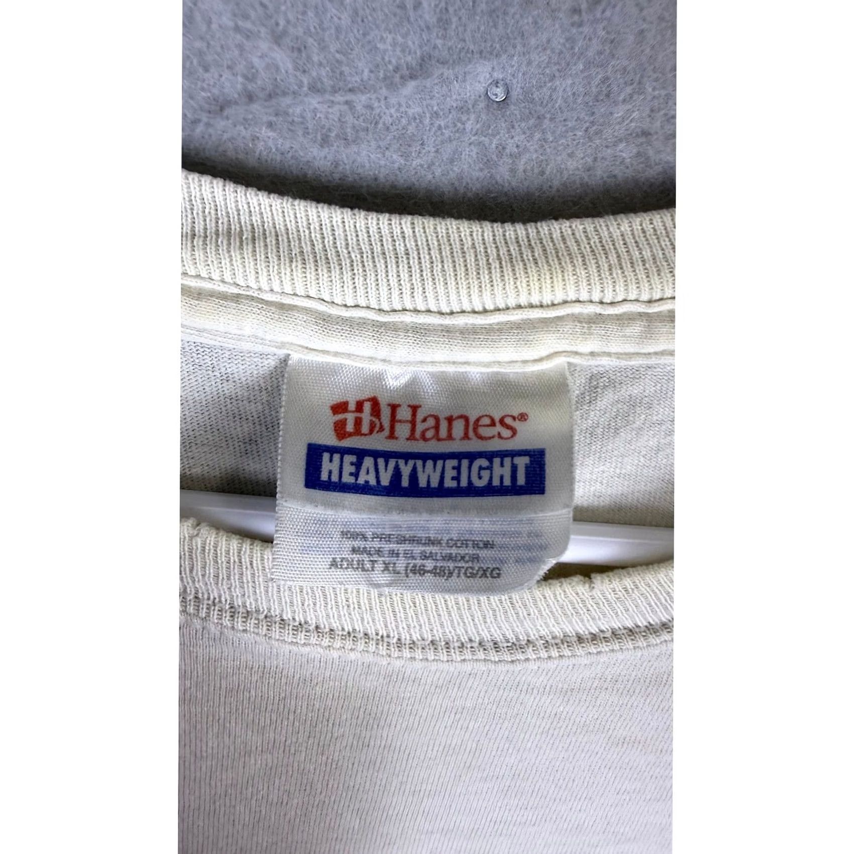 Hanes VINTAGE Hanes Mens XL White Fair Selassie Graphic Heavyweight Cotton T-Shirt 90s Reggae Size US XL / EU 56 / 4 - 7 Thumbnail