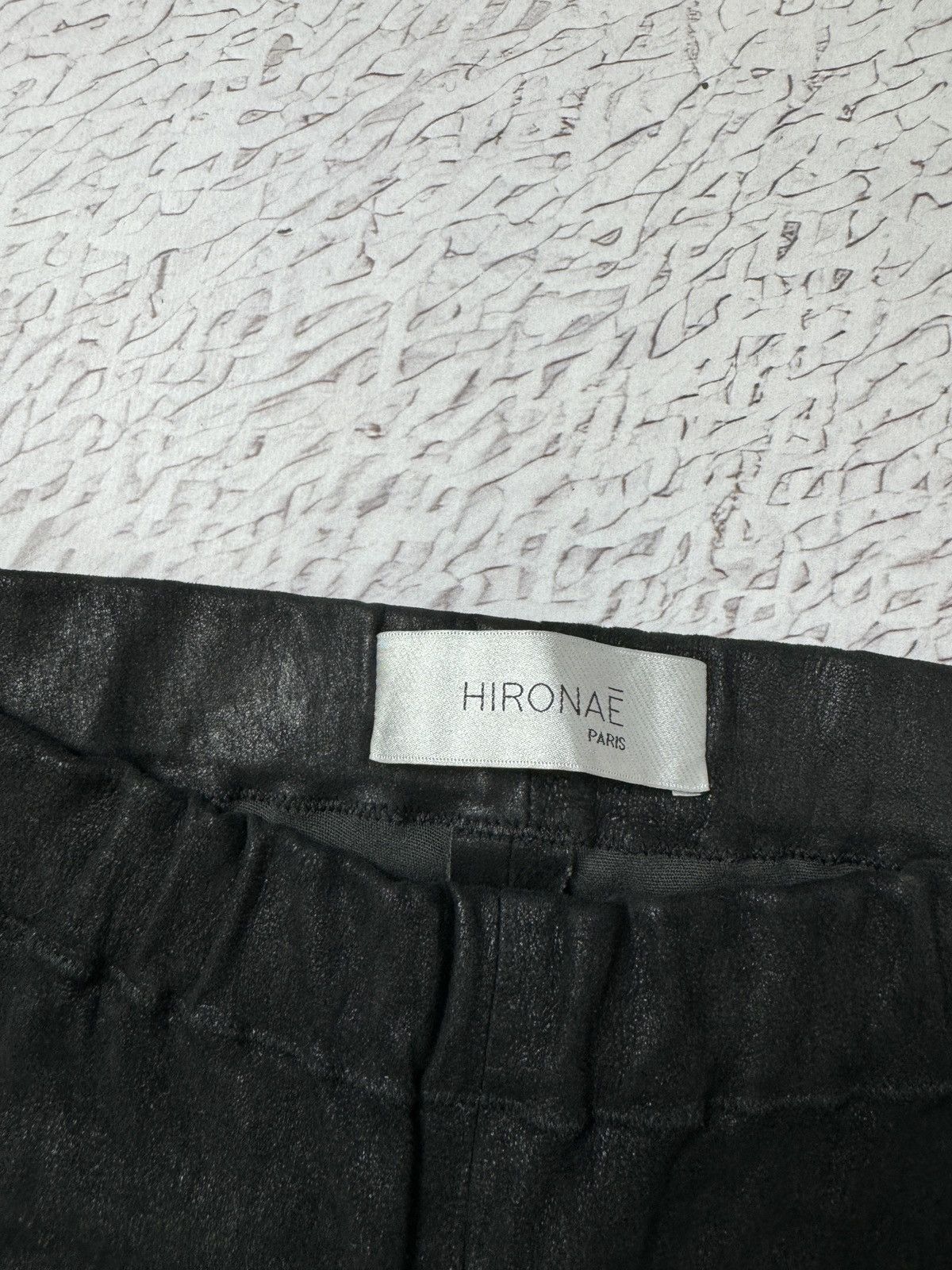 Other Hironae Paris black lambskin leather leggings women size 26 Size 26" / US 2 / IT 38 - 6 Thumbnail