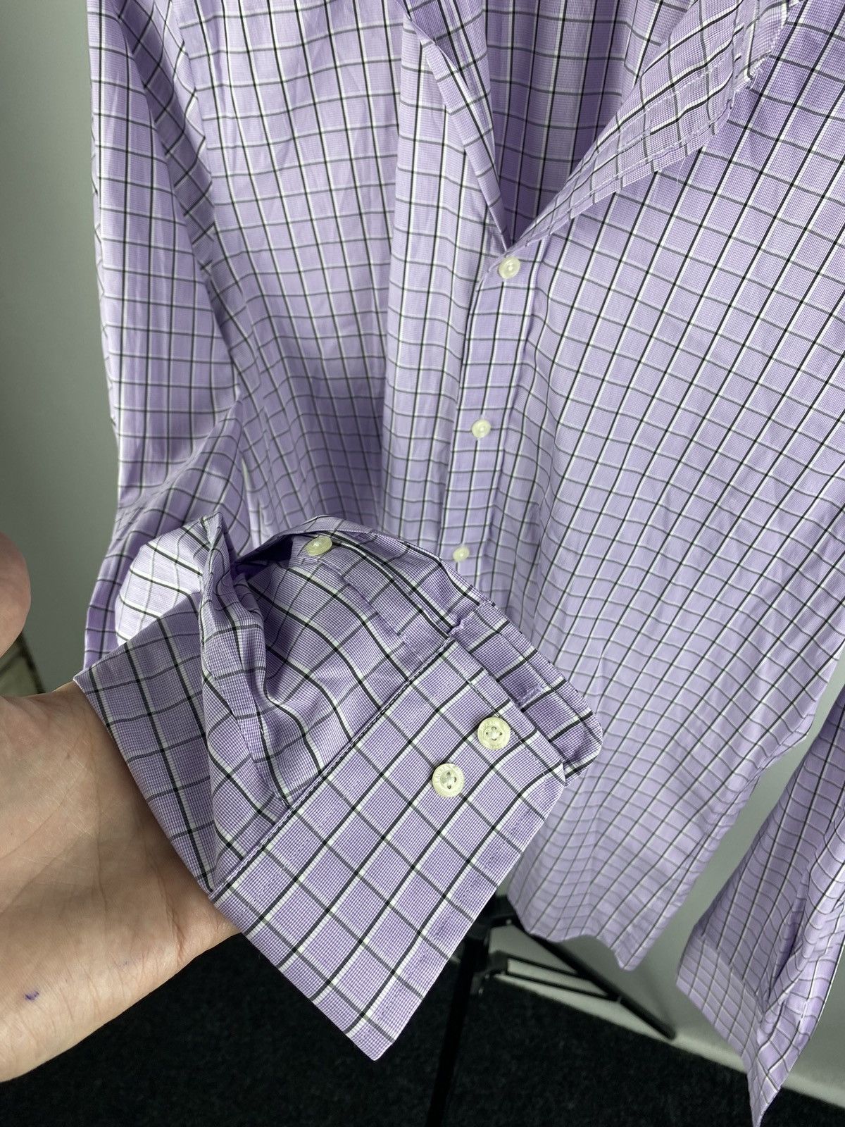 Ralph Lauren × Vintage 🔥Ralph Lauren Black Label Purple Mens Shirt Button Up Medium Size US M / EU 48-50 / 2 - 5 Thumbnail