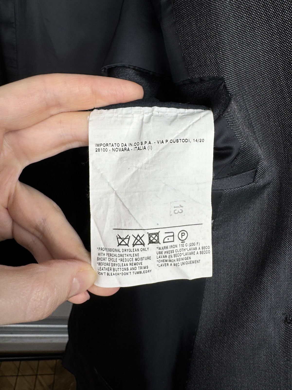 Z Zegna Z Zegna Graphite Grey Wool Silk 2 pcs city suit size 50R Size 40R - 15 Thumbnail