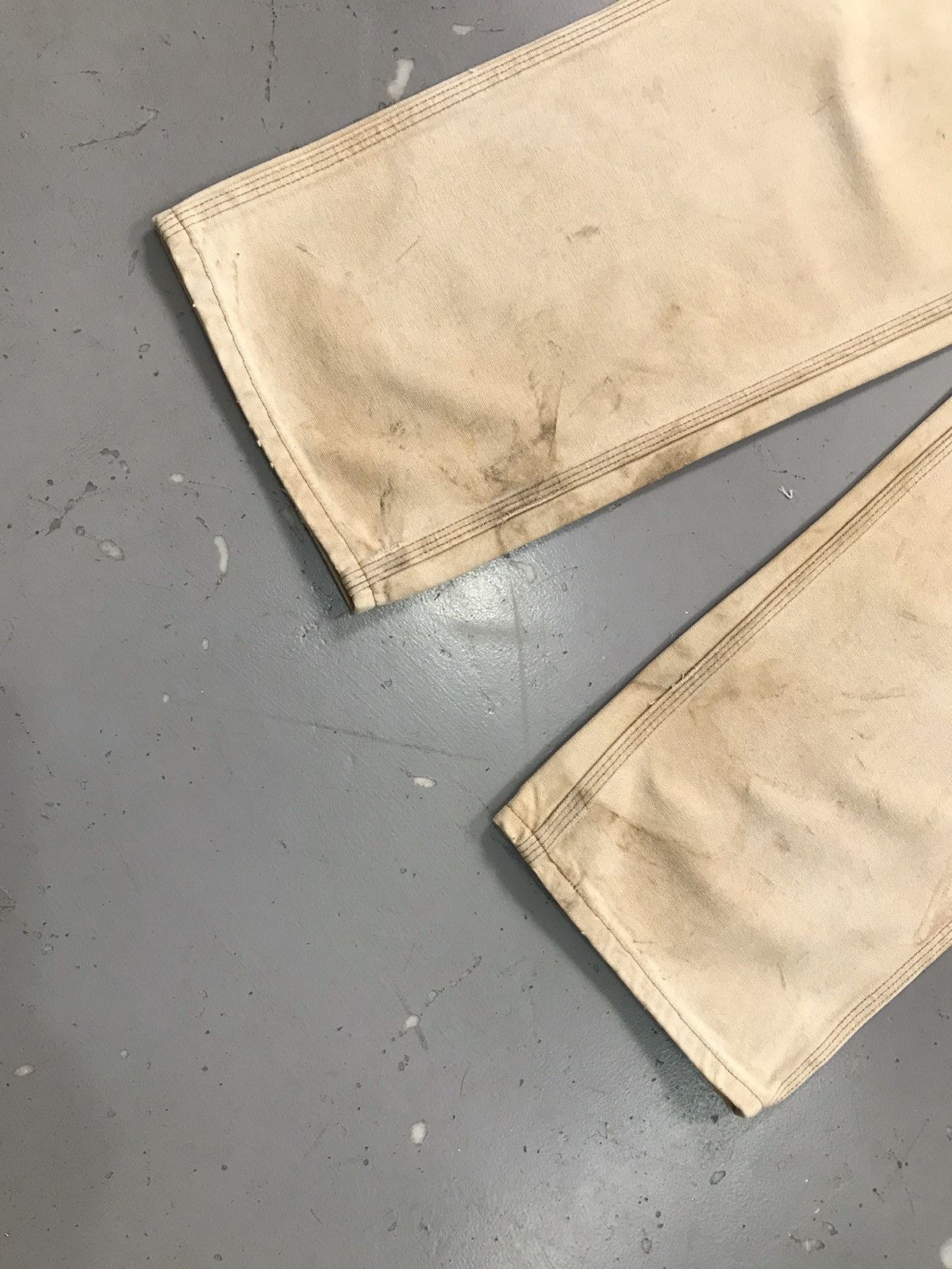 Vintage 90s Vintage sunfade Carhartt B11 BRN carpenter denim Size US 32 / EU 48 - 5 Thumbnail