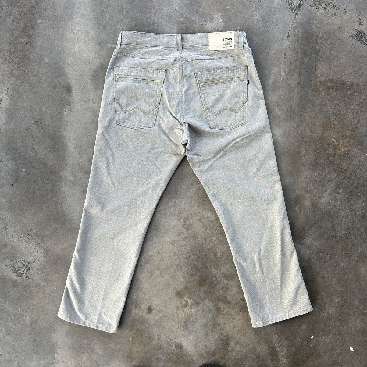 Edwin × Japanese Brand × Vintage Vintage Edwin Japan Herringbone Style Casual Trousers Pants Size US 32 / EU 48 - 8 Thumbnail