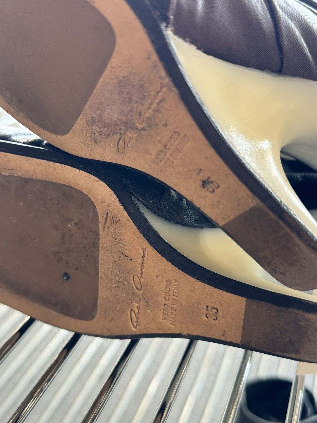 Rick Owens FW2018 Cantilevered Boots Size US 5 / IT 35 - 5 Thumbnail
