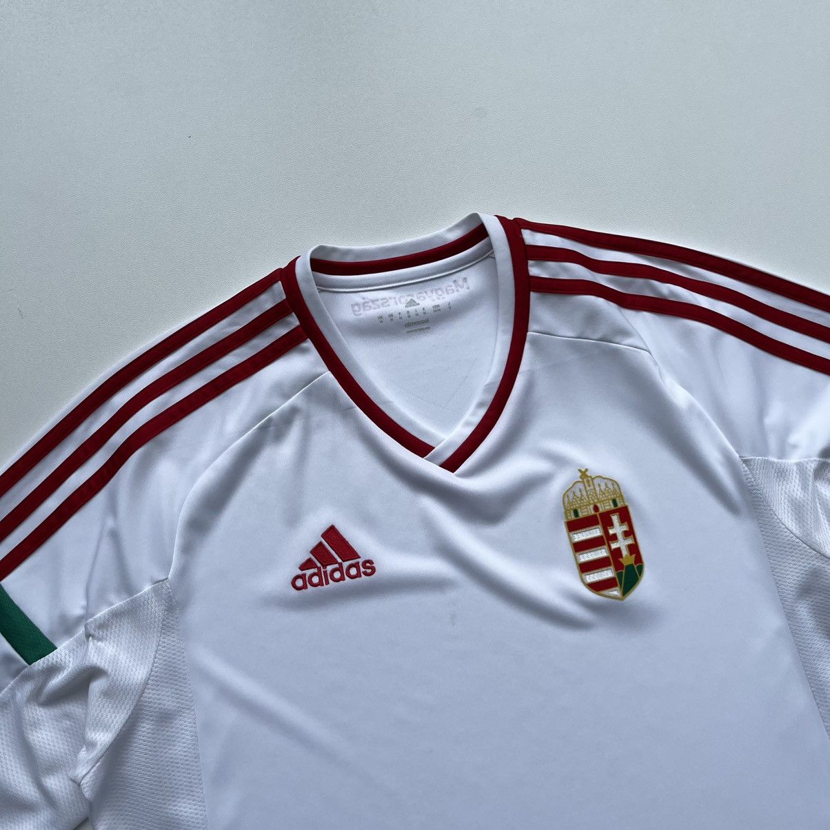 Adidas Adidas Hungary 2016/2017 Away Jersey UEFA Soccer White Rare Size US M / EU 48-50 / 2 - 2 Thumbnail
