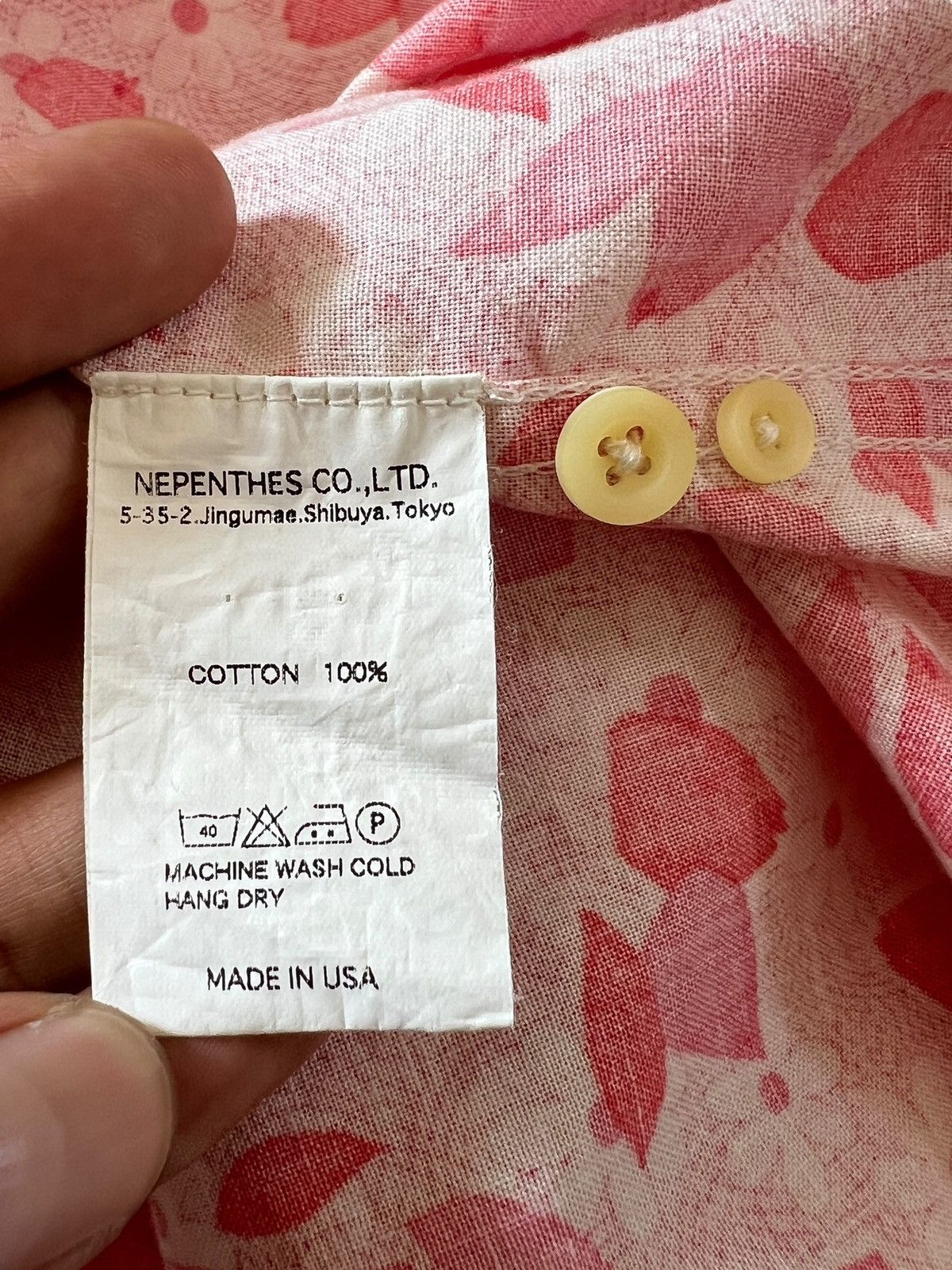 Engineered Garments Engineered Garments Floral Motif Popover Button Down Shirt Size US S / EU 44-46 / 1 - 13 Thumbnail