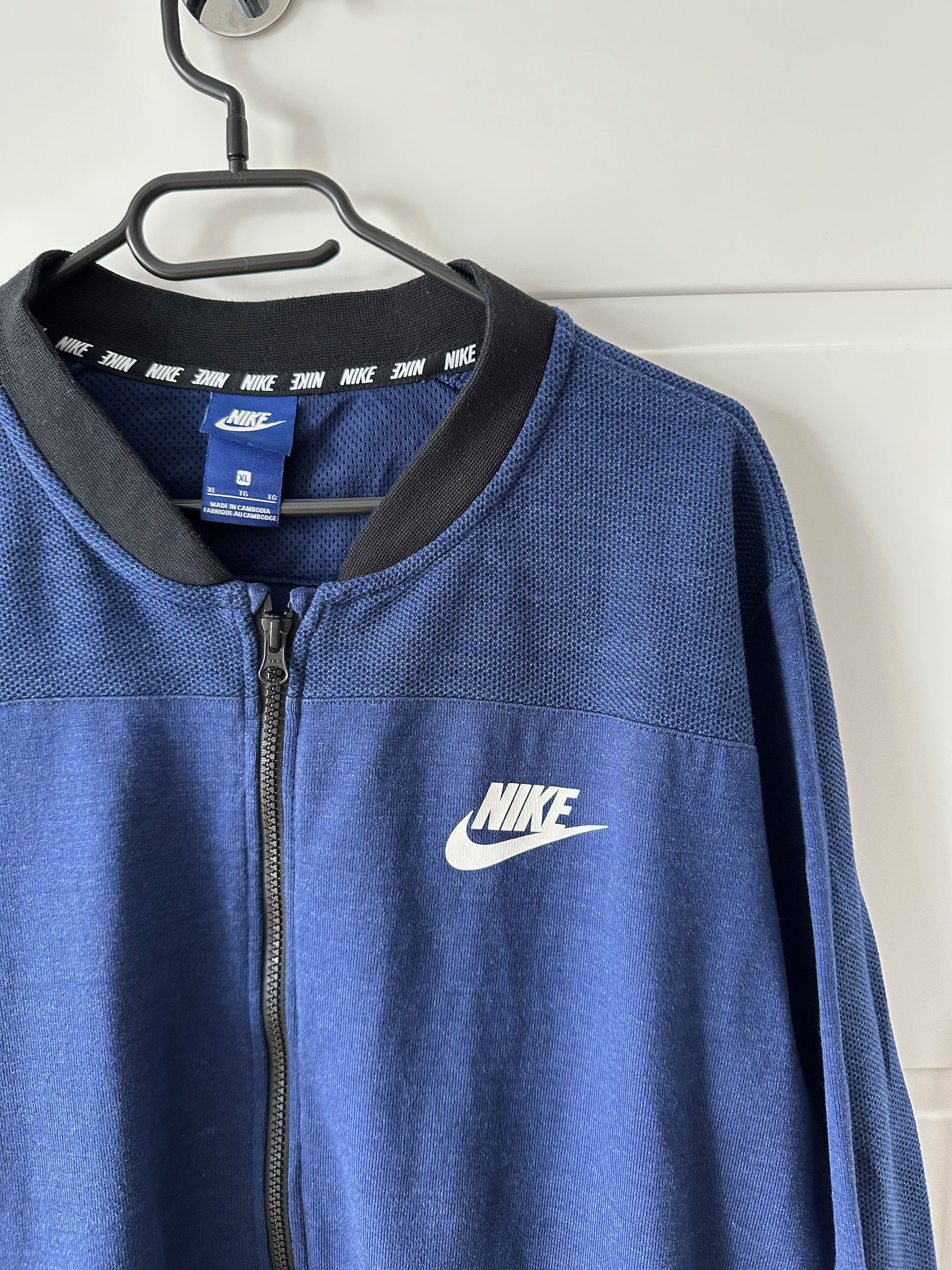 Nike NIKE athletic top light jacket blue XL Size US XL / EU 56 / 4 - 2 Thumbnail