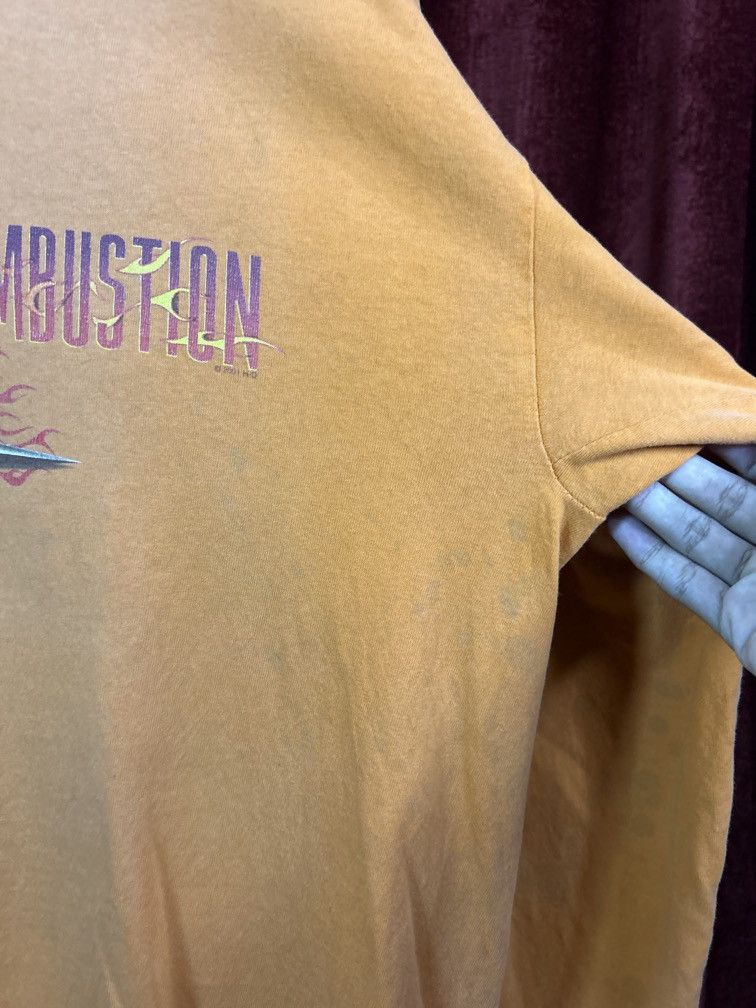 Harley Davidson y2kVintage Harley Davidson long sleeve Flame Size XL Orange Size US XL / EU 56 / 4 - 9 Thumbnail