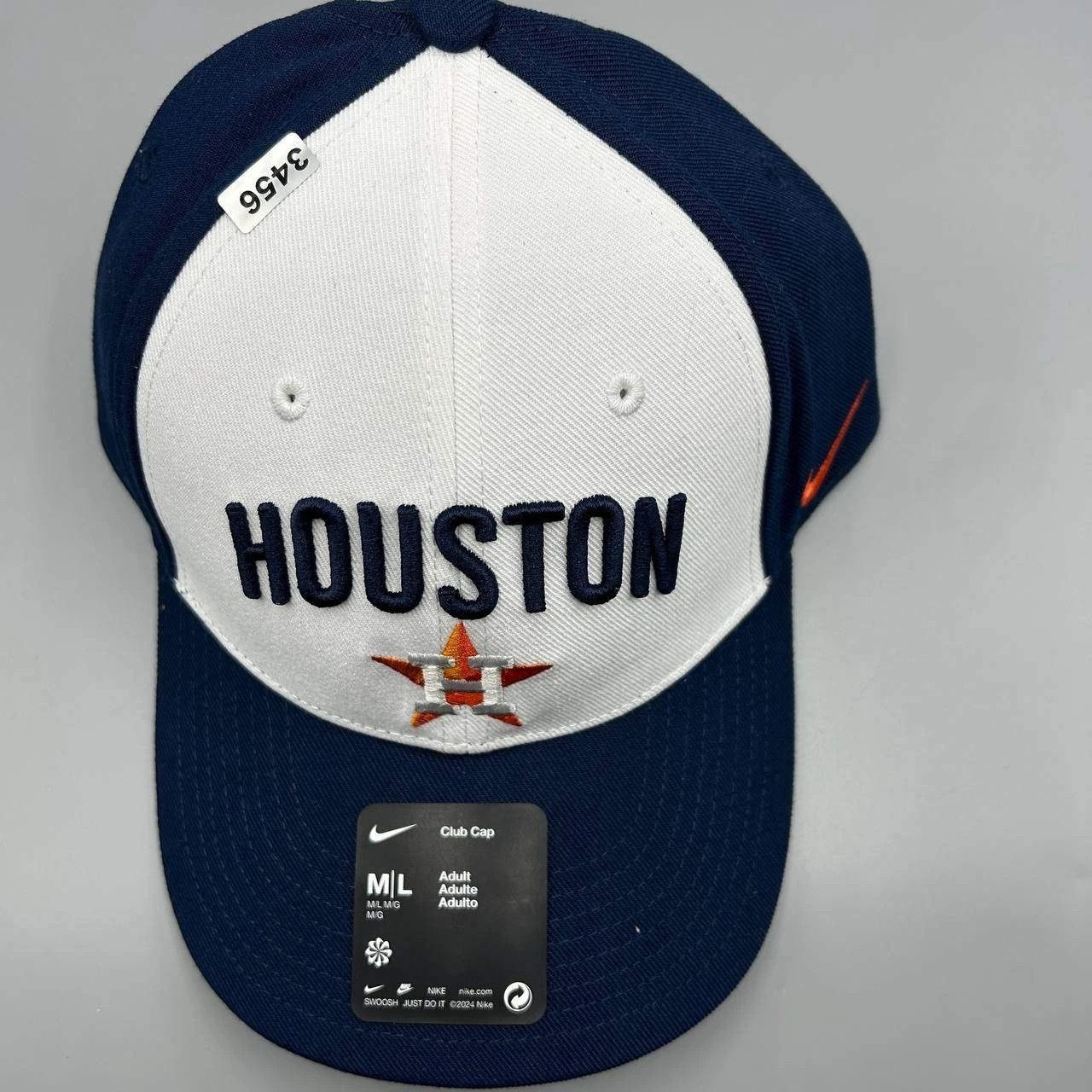 Nike Houston Astros x Nike Club Hat Men M-L Dri-Fit Strap Back Size ONE SIZE - 8 Thumbnail