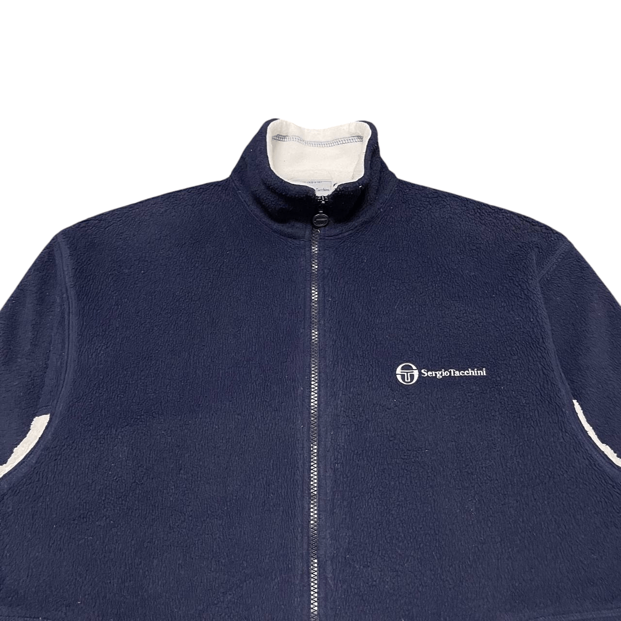Sergio Tacchini Vintage Sergio Tacchini Italy Fleece Zipper Jacket Size US M / EU 48-50 / 2 - 2 Thumbnail