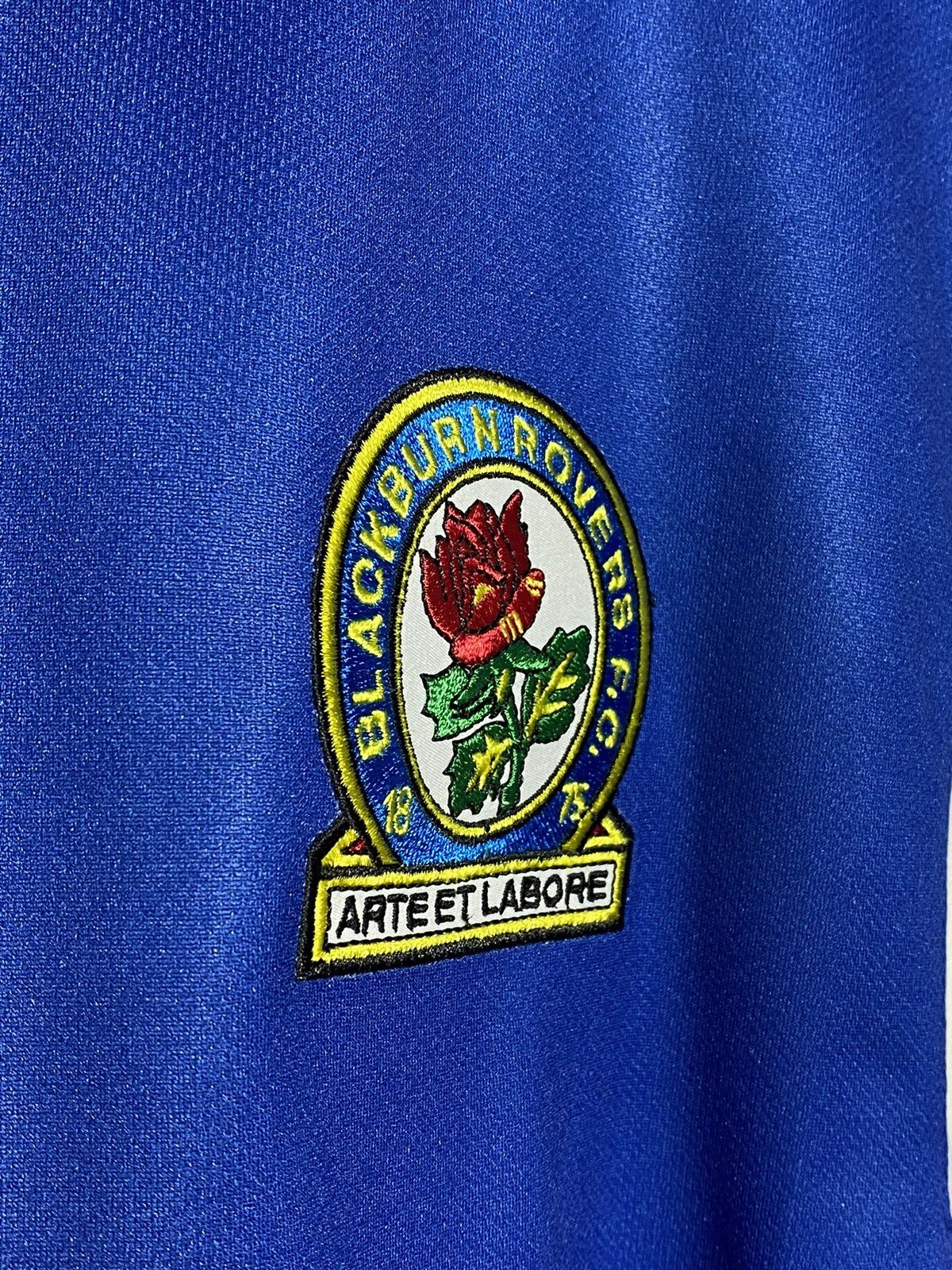 Umbro Blackburn Rovers FC y2k bloke hype streetwear soccer jersey Size US L / EU 52-54 / 3 - 8 Thumbnail