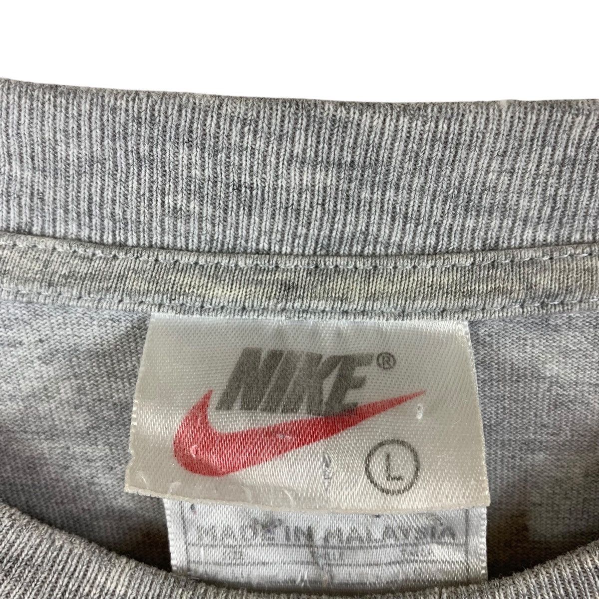 Nike × Vintage Vintage NIKE center swoosh big logo spellout back hit tee Size US L / EU 52-54 / 3 - 4 Thumbnail