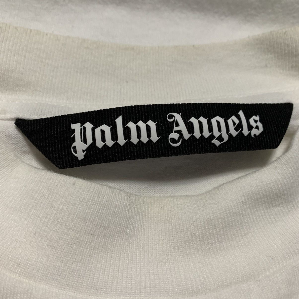 Palm Angels Palm Angels Small Boulevard Palm Tree White Tee Size US S / EU 44-46 / 1 - 5 Thumbnail