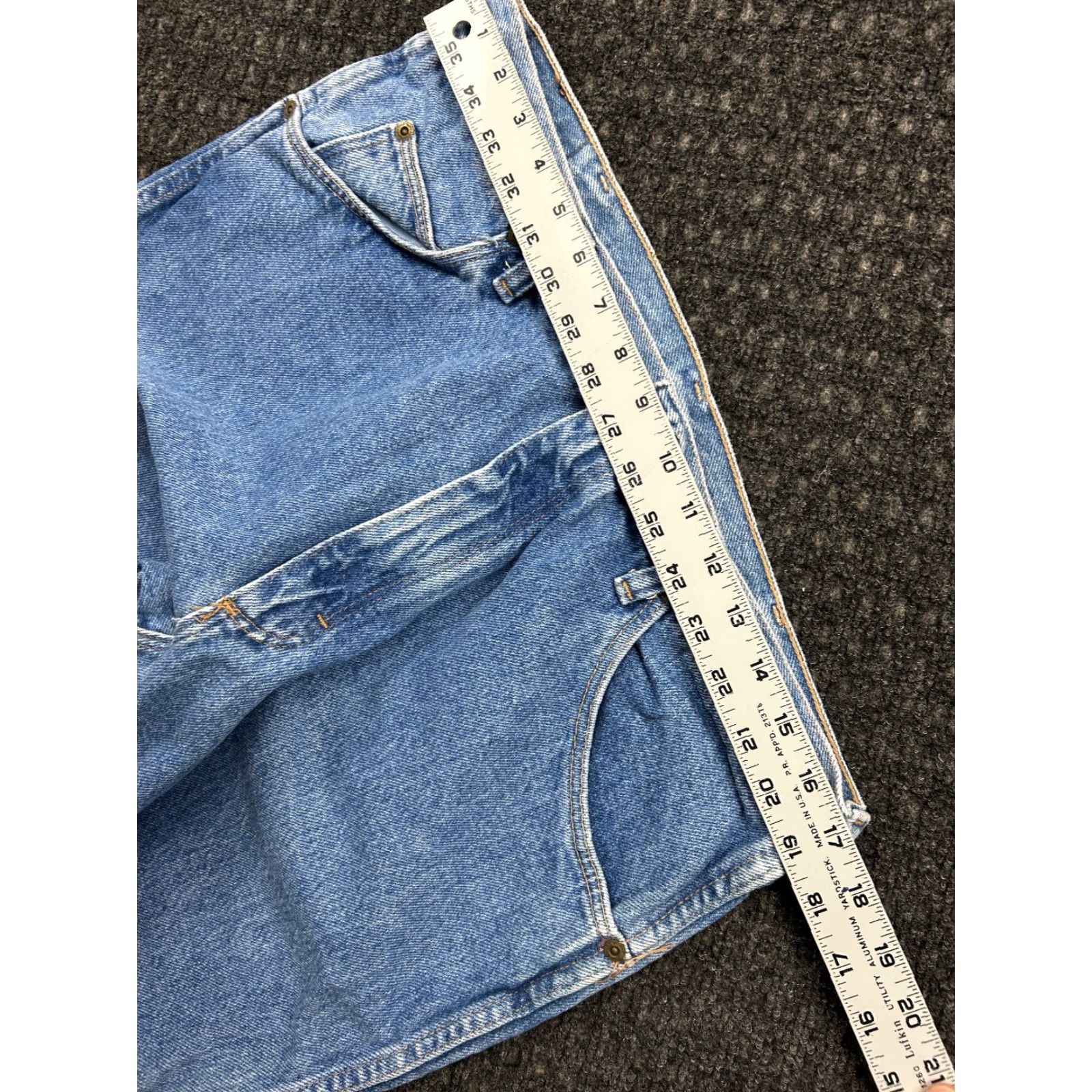 Wrangler VINTAGE Wrangler Jeans Mens 36 x 34 Distressed Workwear Cowboy Cut 90s Light Jeans Mens 36 Blue Cowboy Size US 36 / EU 52 - 5 Thumbnail