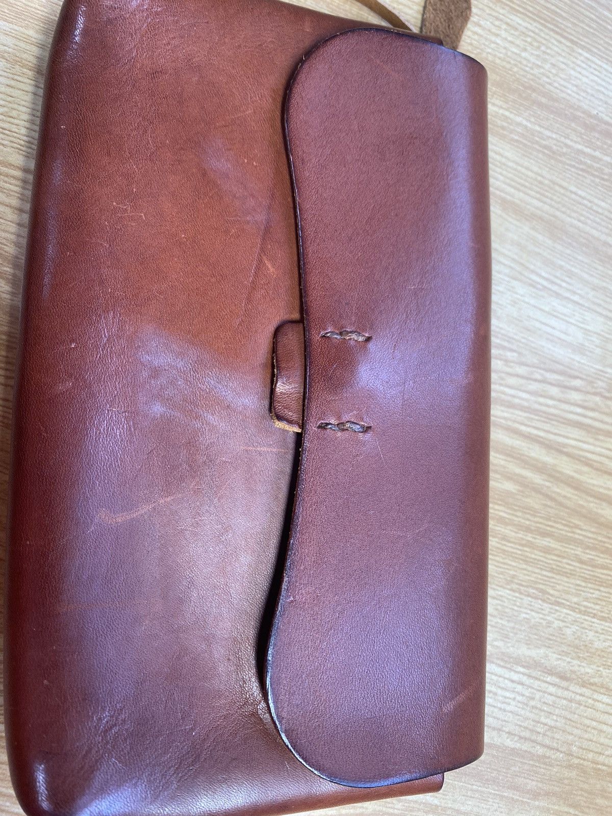 Leather × Vintage Elegant Leather Long Wallet Size ONE SIZE - 3 Thumbnail