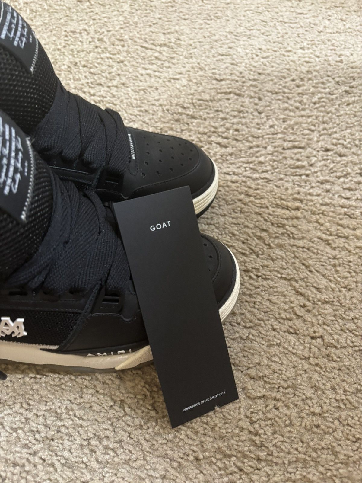 Amiri amiri ma-1 black white Size US 12 / EU 45 - 13 Thumbnail