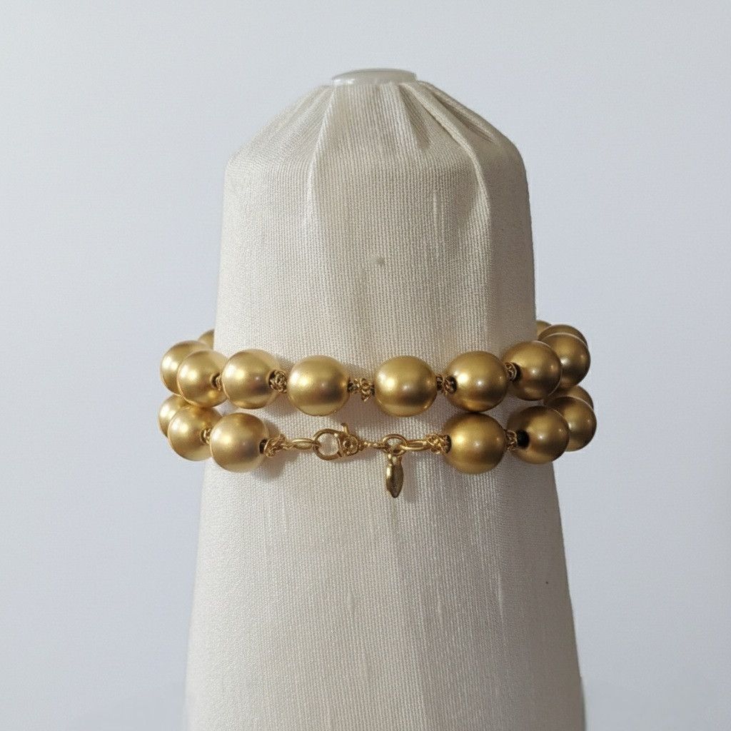 Monet Monet 16" Necklace Gold Metal Pearls Knotted Chain Claw Size ONE SIZE - 9 Thumbnail