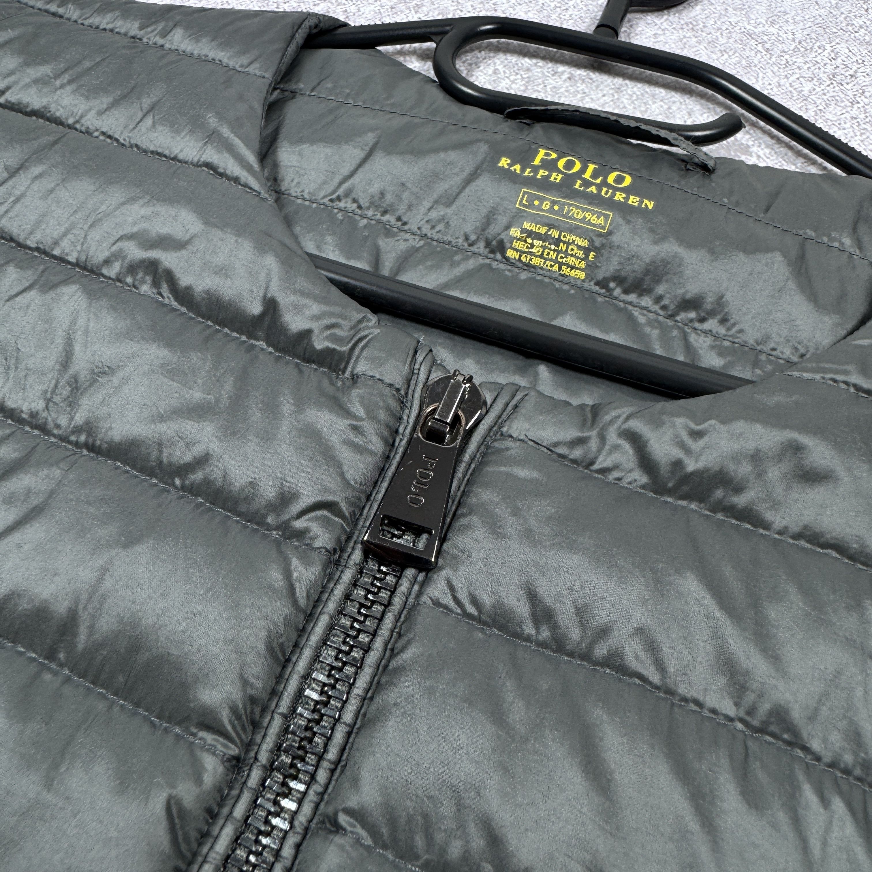 Polo Ralph Lauren Women`s Polo Ralph Lauren Gray Nylon Puffer Vest Size L Size L / US 10 / IT 46 - 8 Thumbnail