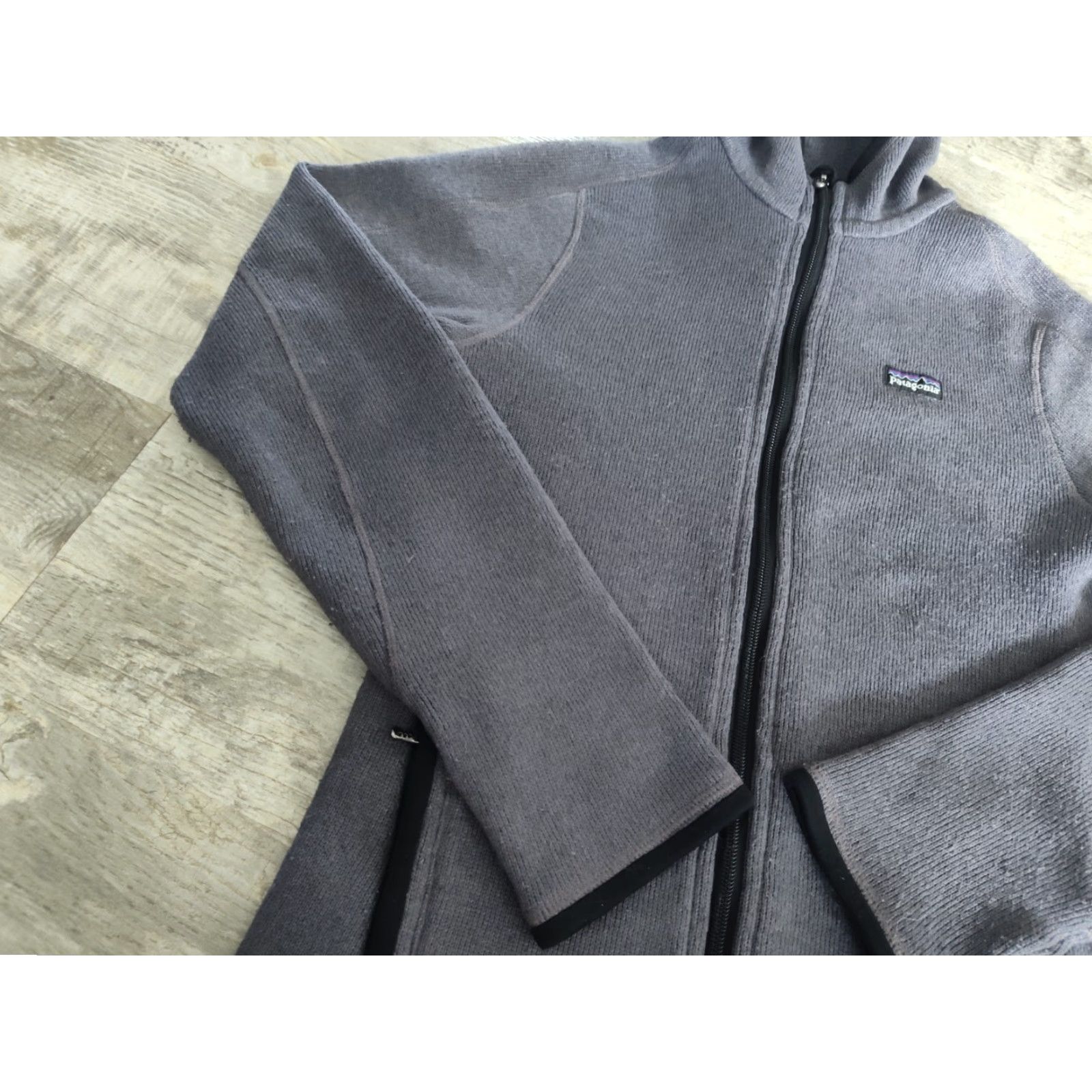 Patagonia Patagonia Hoodie Jacket Women XS Regular Gray Solid Full Zip Hooded Jacket, Better Sweater, Outdoor, Vintage No, Fleece, Polyester, Logo, 90s? Size XS / US 0-2 / IT 36-38 - 3 Thumbnail