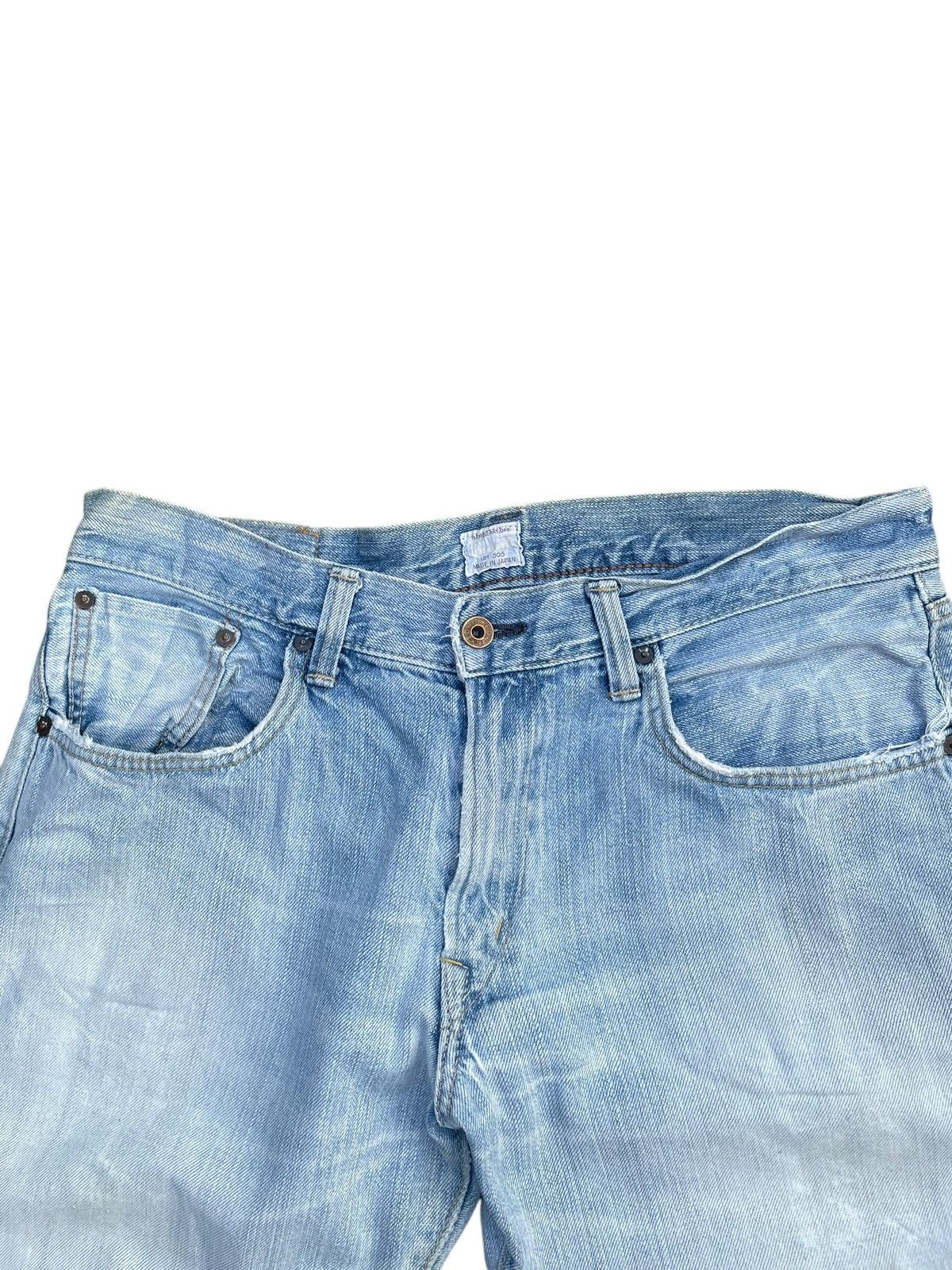 Edwin Vintage Edwin 505ZX Selvedge Distresed Jeans Size US 36 / EU 52 - 6 Thumbnail