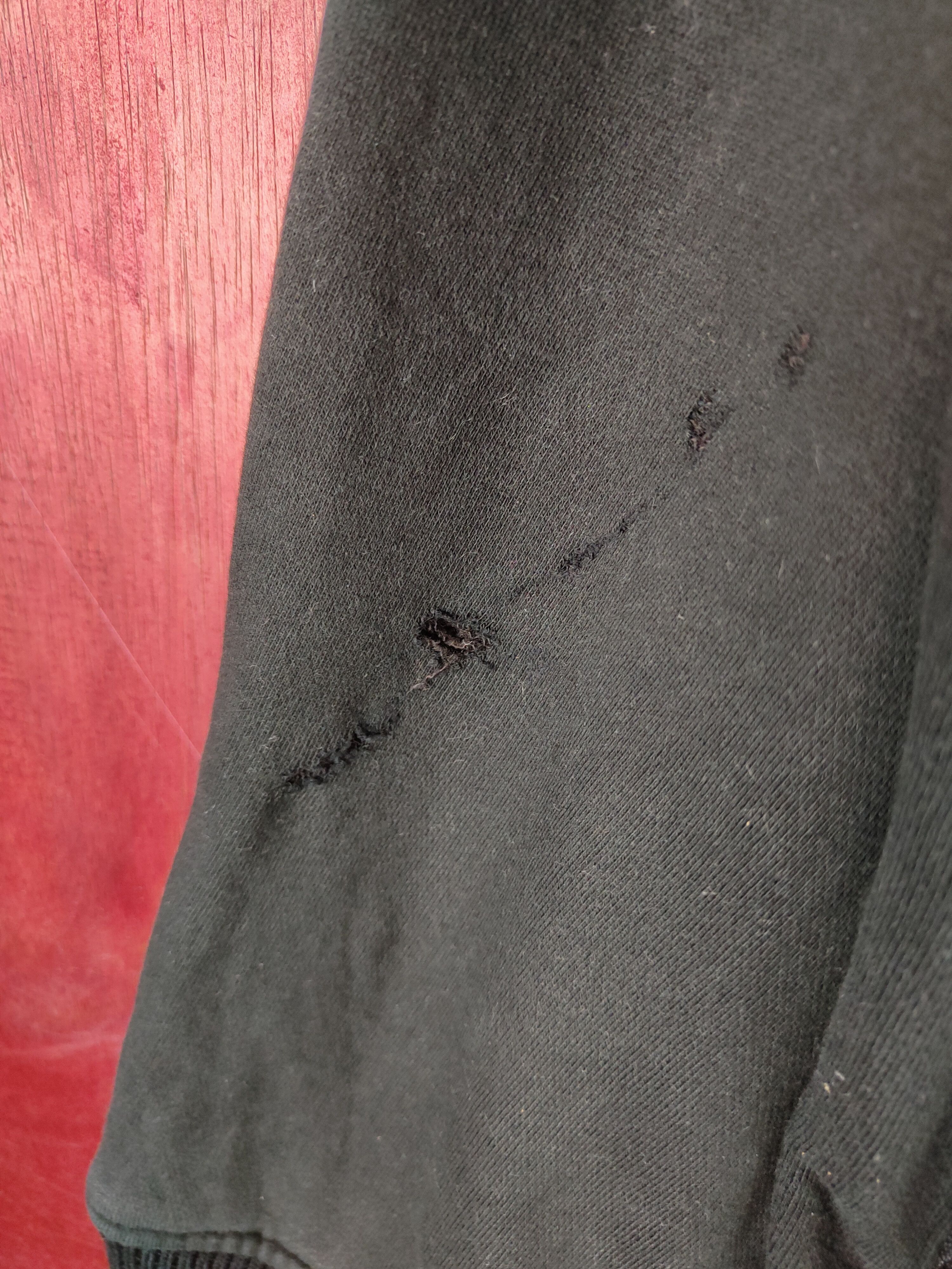 Columbia × Vintage Columbia GRT Black distressed ripped vintage Sweaters #S2136 Size US L / EU 52-54 / 3 - 6 Thumbnail