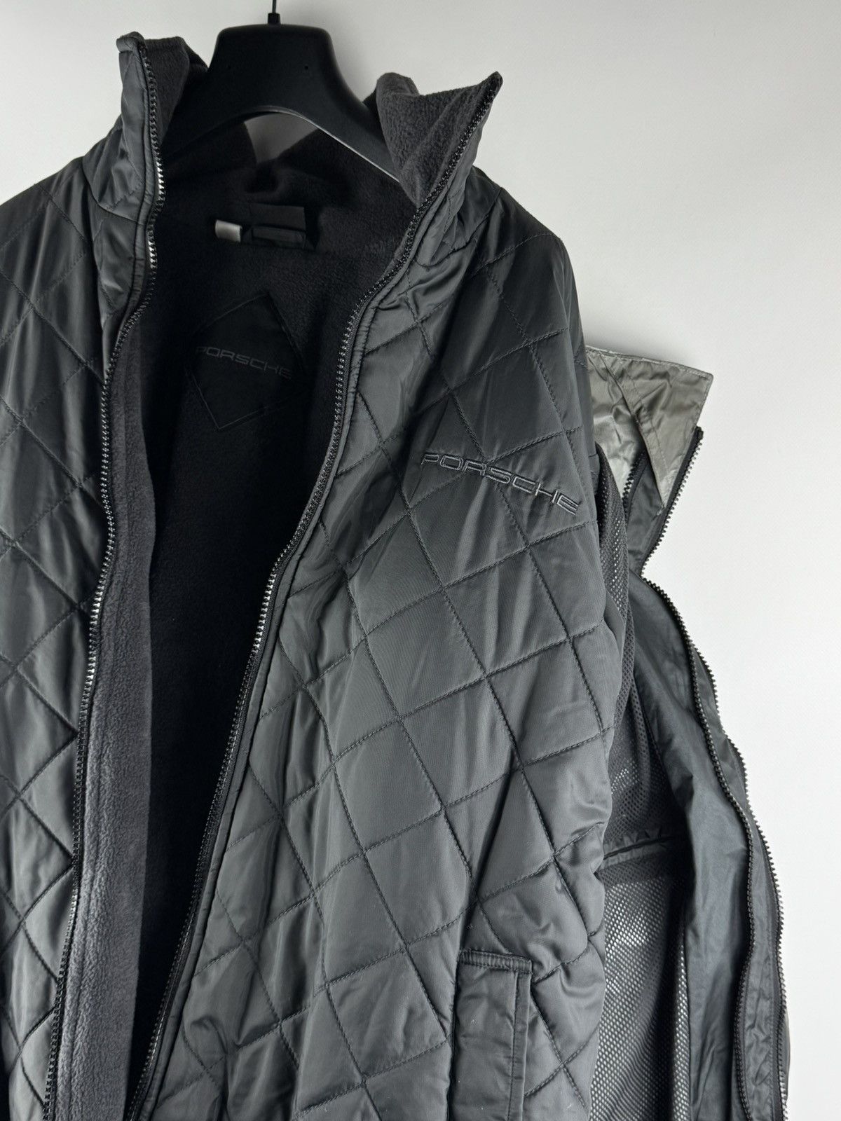 Porsche Design Vintage 90s Porsche AMAG Boutique Racing Jacket 3 in 1 Size US M / EU 48-50 / 2 - 4 Thumbnail