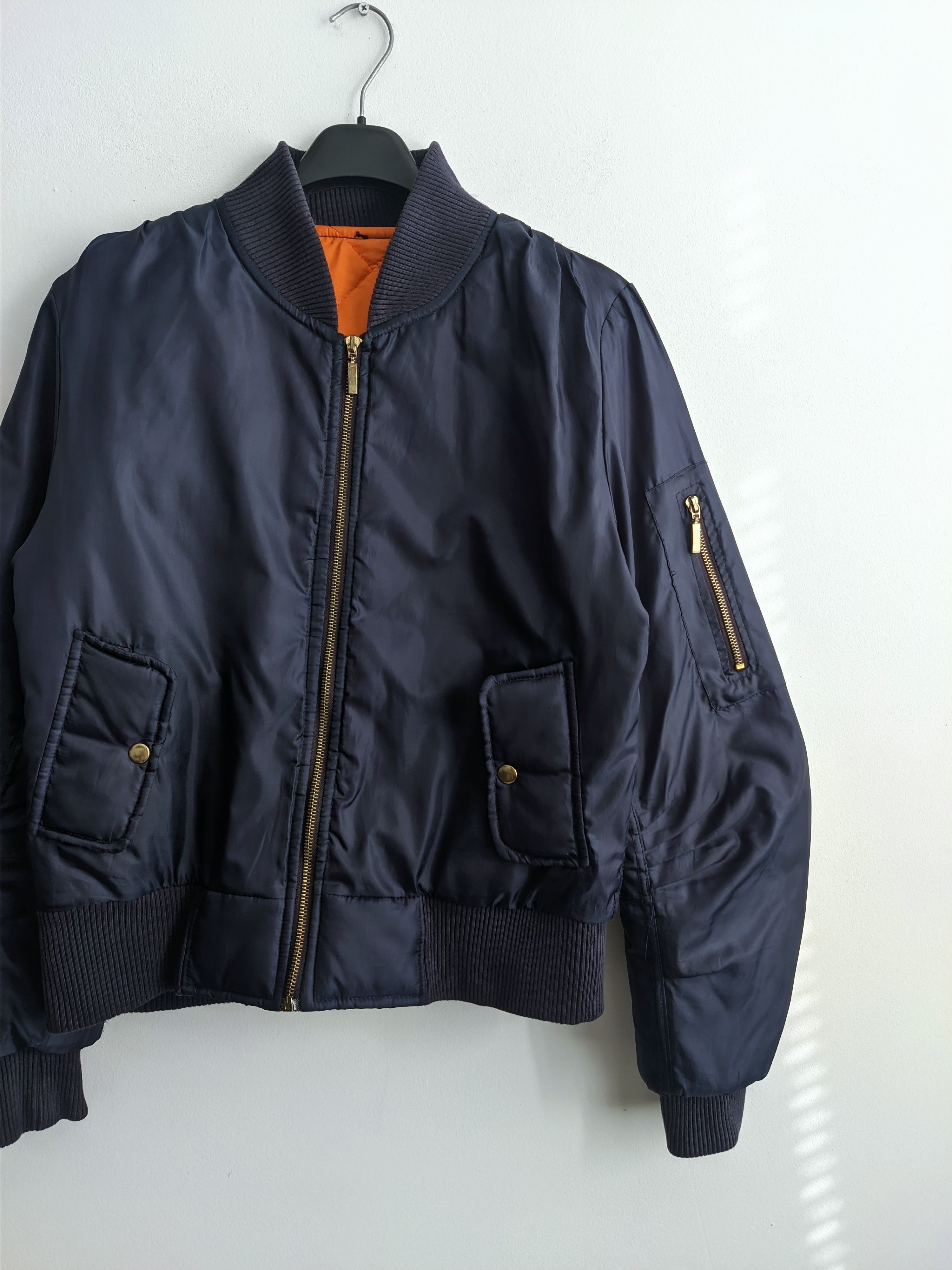 Vintage MA-1 vintage bomber jacket 90s black y2k Size US S / EU 44-46 / 1 - 5 Thumbnail