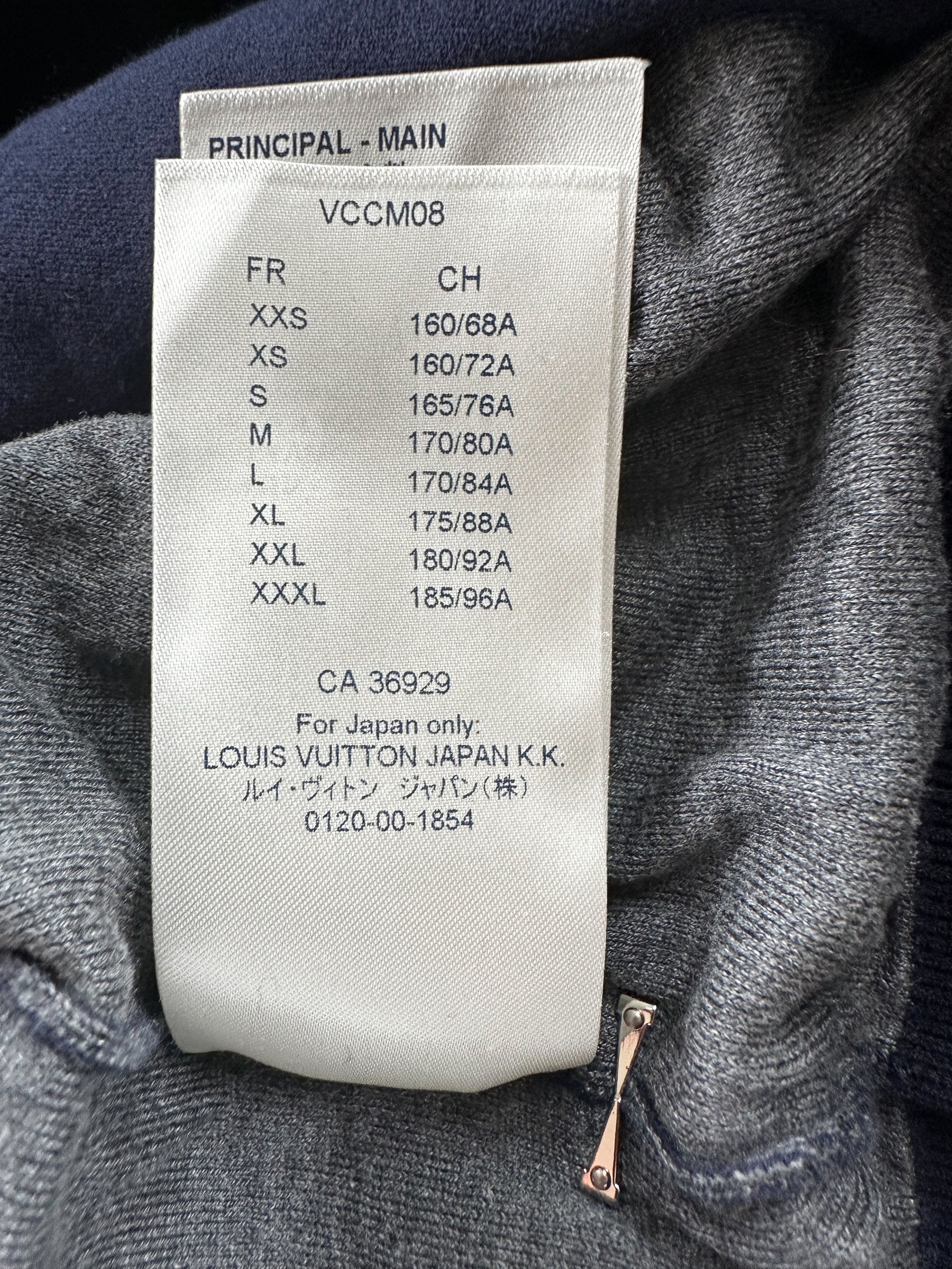 Louis Vuitton Louis Vuitton Navy Monogram Zip Up Jacket Size US M / EU 48-50 / 2 - 6 Thumbnail