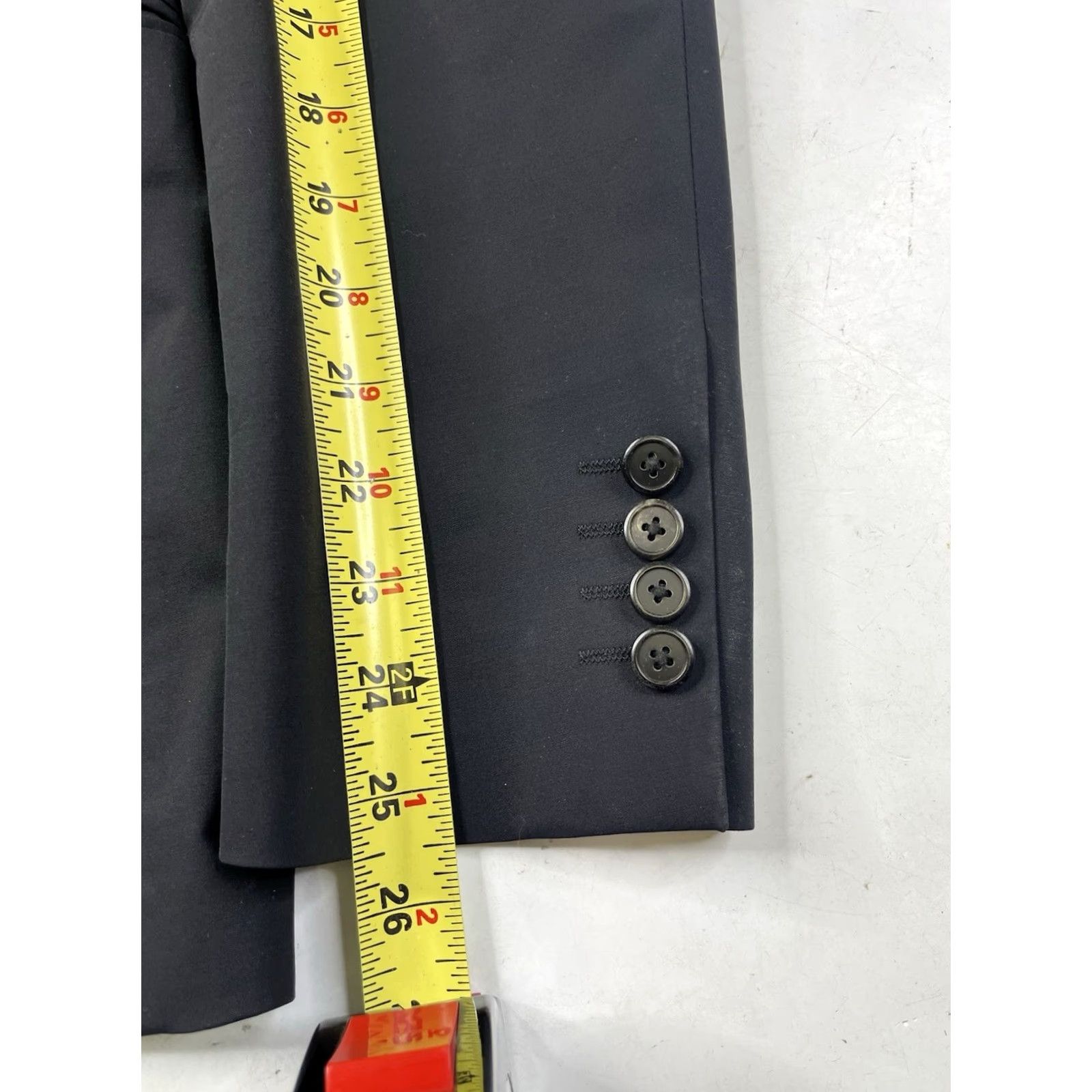 Theory Theory Blazer Mens 40R Black 2 Button Suit Jacket Sport Coat Size 40R - 5 Thumbnail