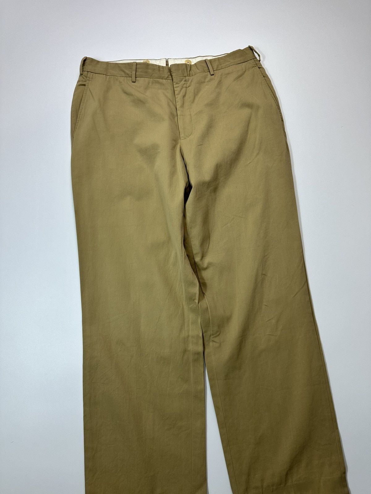 Polo Ralph Lauren Polo Ralph Lauren Classic Pants Men's Made In Italy Beige Size US 33 - 4 Thumbnail