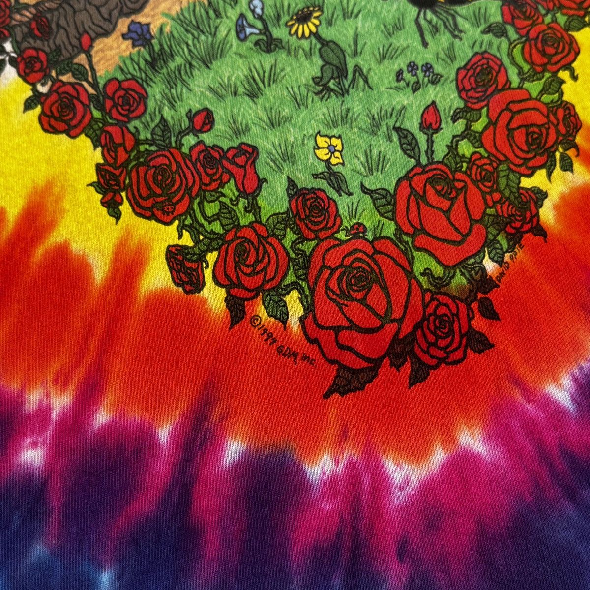Liquid Blue Vintage 1994 Grateful Dead Summer Tour Bus Tie Dye Shirt Size US S / EU 44-46 / 1 - 4 Thumbnail