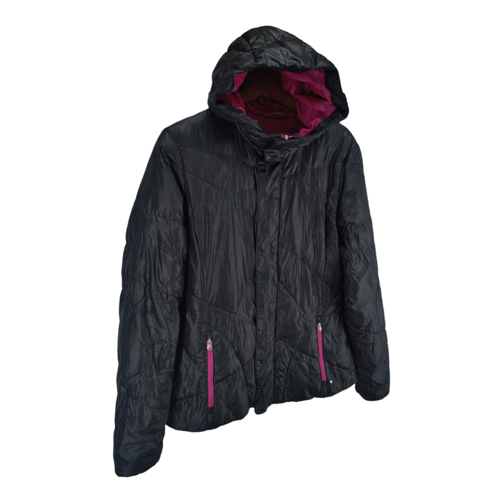 Spyder Spyder Ladies Quilted Puffer Jacket Black Hoodie Size M / US 6-8 / IT 42-44 - 2 Thumbnail