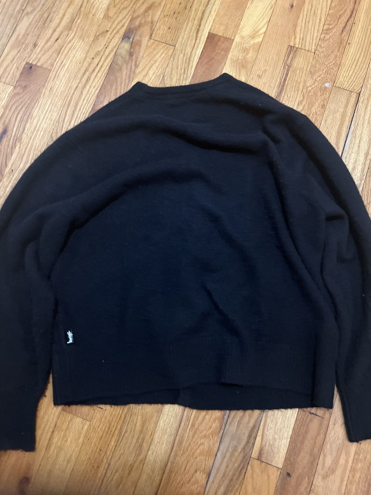 Stussy Stussy Black Cardigan Size US L / EU 52-54 / 3 - 1 Thumbnail
