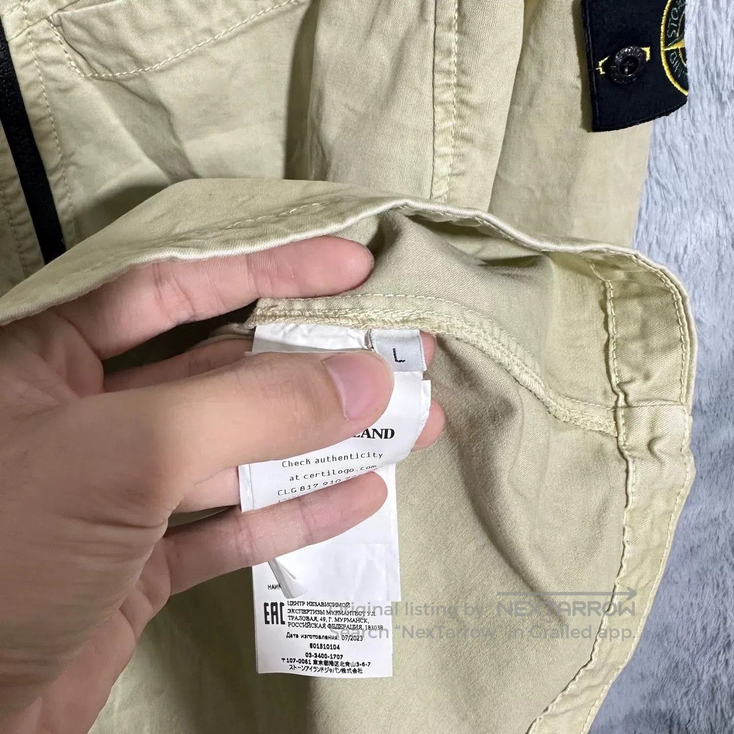 Stone Island Stone Island 24SS Washed Jacket. Size US L / EU 52-54 / 3 - 6 Thumbnail