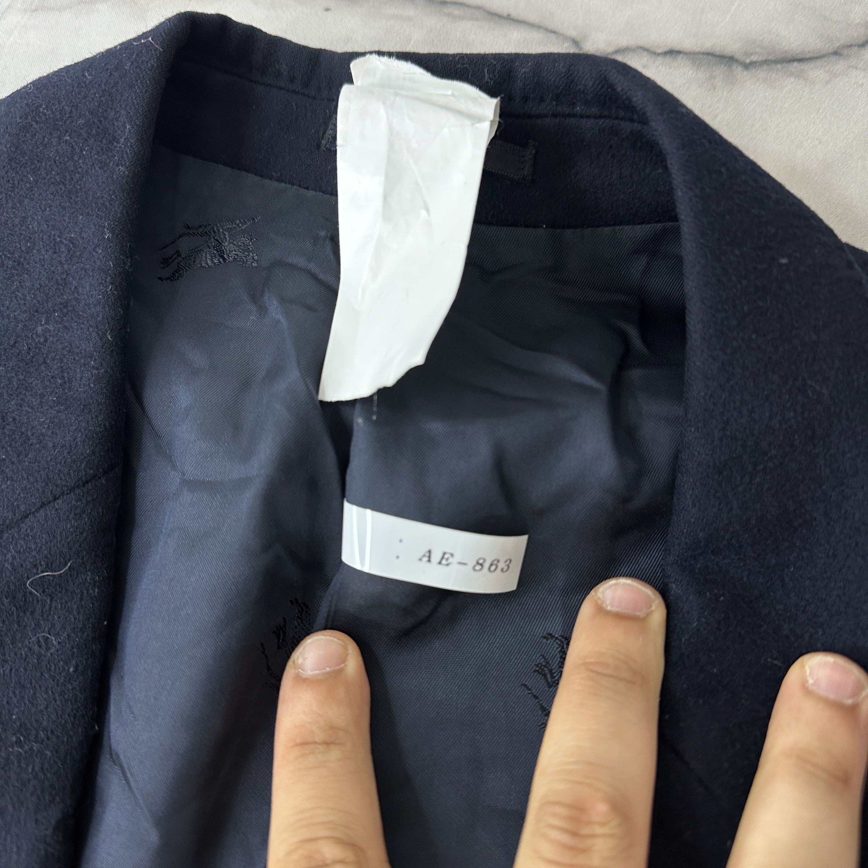 Burberry Blazer Burberry Lana Cashmere – 16 UK Size XL / US 12-14 / IT 48-50 - 4 Thumbnail