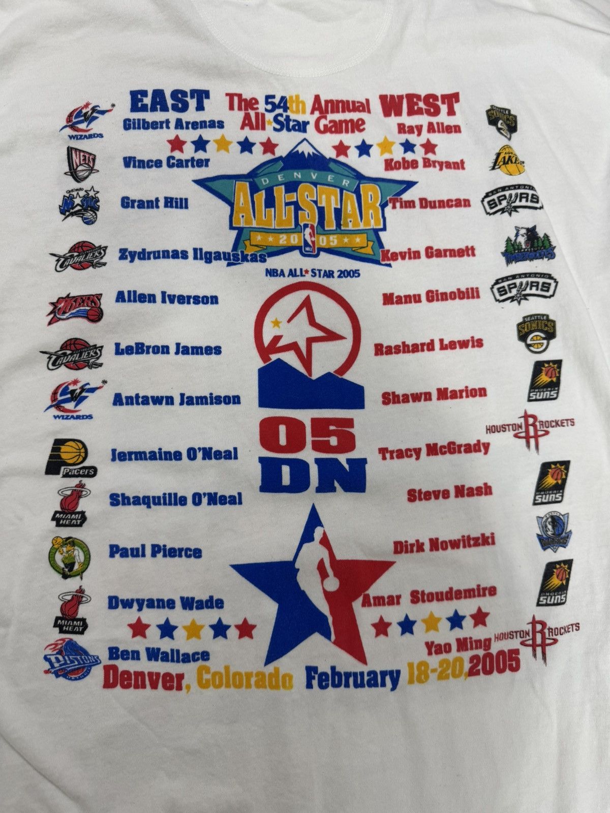Russell Athletic 2005 NBA All-Star Game long sleeve tee Size US XXL / EU 58 / 5 - 3 Thumbnail