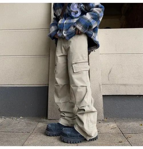 Vintage Isshiki x natsu Multi Packet Cargo Pants in Beige Size US 32 / EU 48 - 6 Thumbnail
