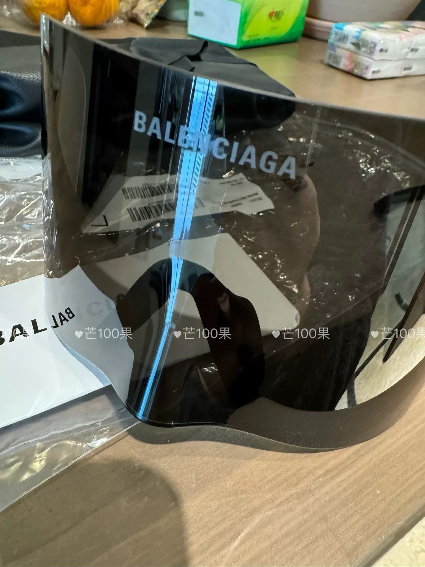 Balenciaga Balenciaga 23 Mask Sunglasses Size ONE SIZE - 1 Thumbnail
