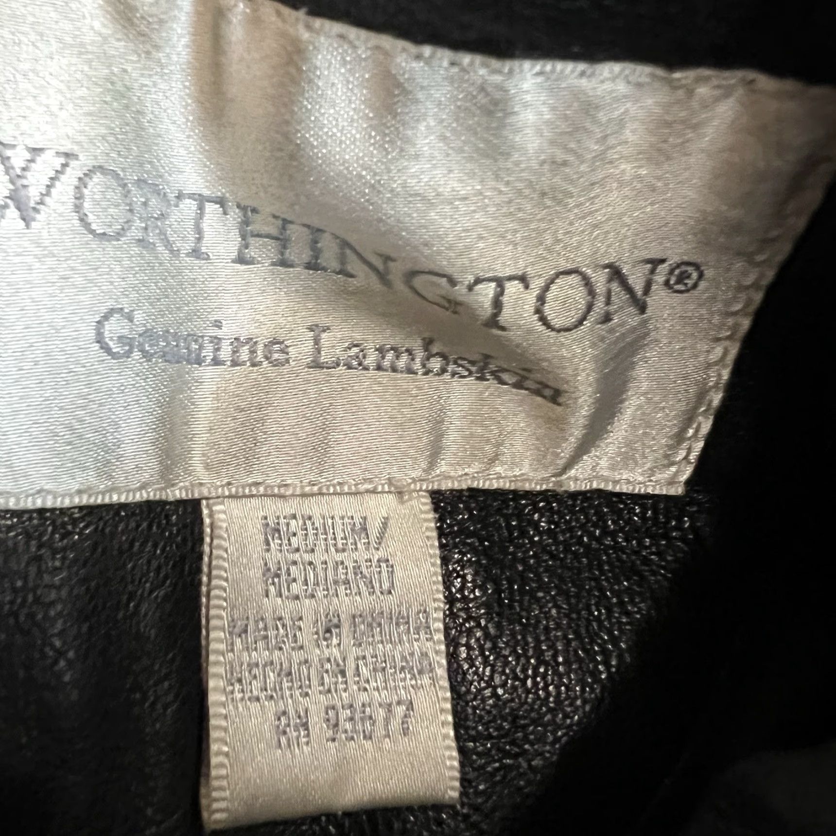 Worthington Worthington Lambskin Leather Fox Fur Hooded Jacket Womens M Black Size M / US 6-8 / IT 42-44 - 7 Thumbnail