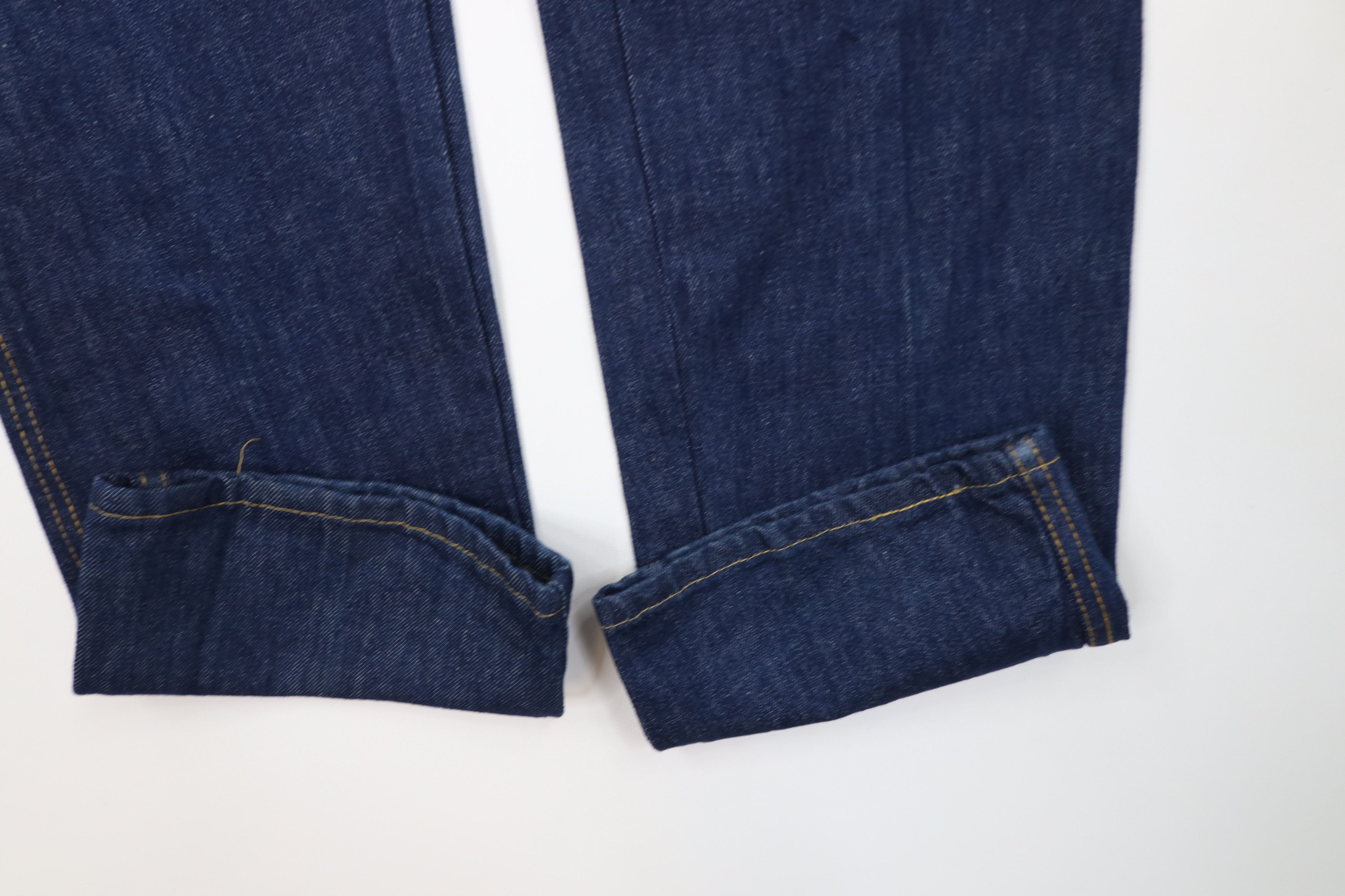 Vintage Vintage 70s 80s Streetwear Straight Leg Denim Jeans Blue Size 30" / US 8 / IT 44 - 5 Thumbnail