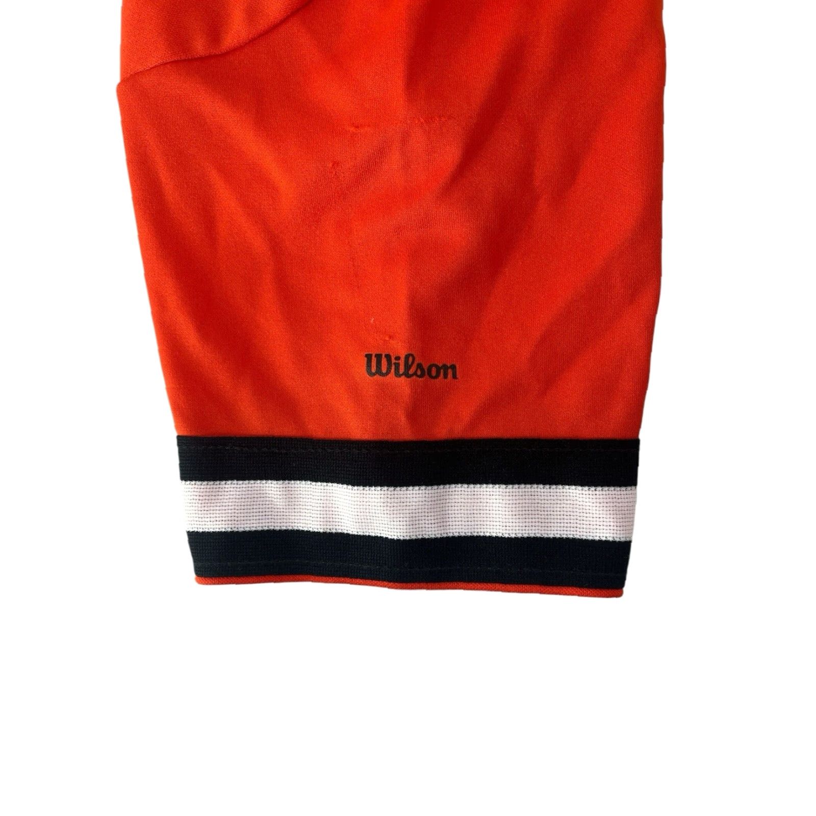 Wilson VINTAGE Wilson T-Shirt Mens Orange 90s V-Neck Short Sleeve NOS NWT Made in USA Baseball Shirt Mens Size M Size US M / EU 48-50 / 2 - 5 Thumbnail