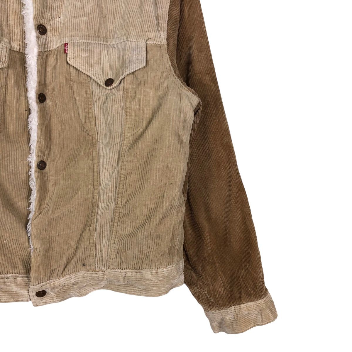 Levi's 🔥Vintage Trucker Corduroy Biker Jacket Levi’s Made in Usa Size US L / EU 52-54 / 3 - 5 Thumbnail