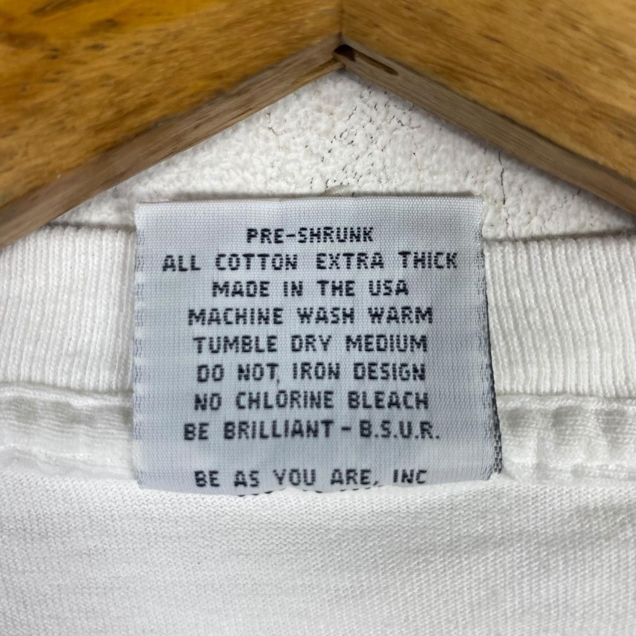 Vintage Vintage 90’ BE AS YOU ARE Coffee Doodle Tee Shirt Size M / US 6-8 / IT 42-44 - 7 Thumbnail