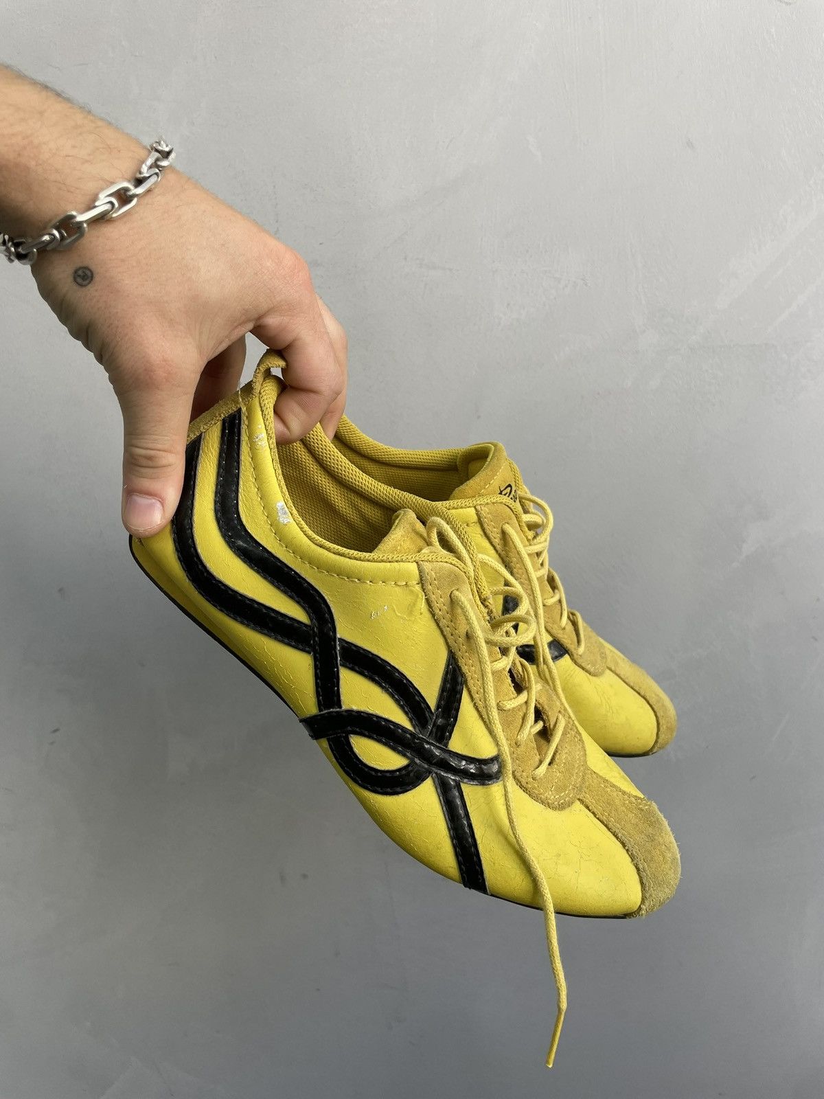 Big Star Bog Star Onitsuka style yellow kill bill sneakers y2k Size US 8 / IT 38 - 1 Thumbnail