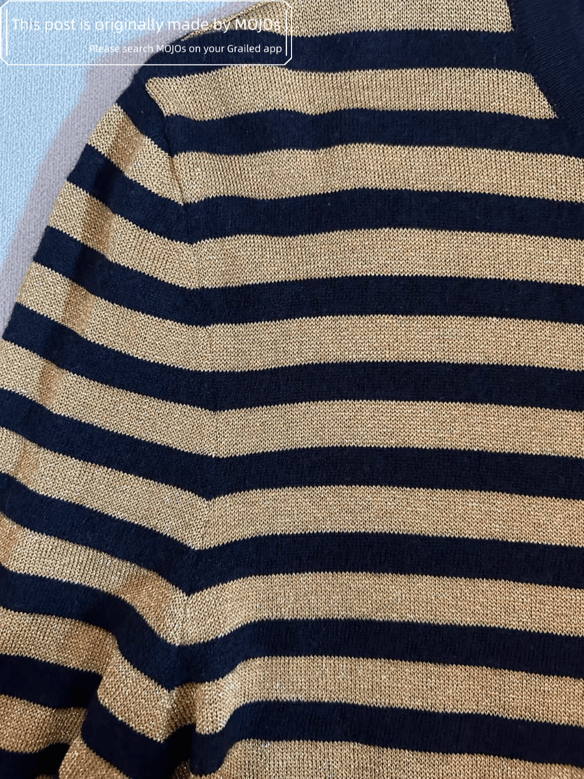 Saint Laurent Paris Saint Laurent Paris Stripes Knitwear (Mojos9131124) Size US S / EU 44-46 / 1 - 3 Thumbnail