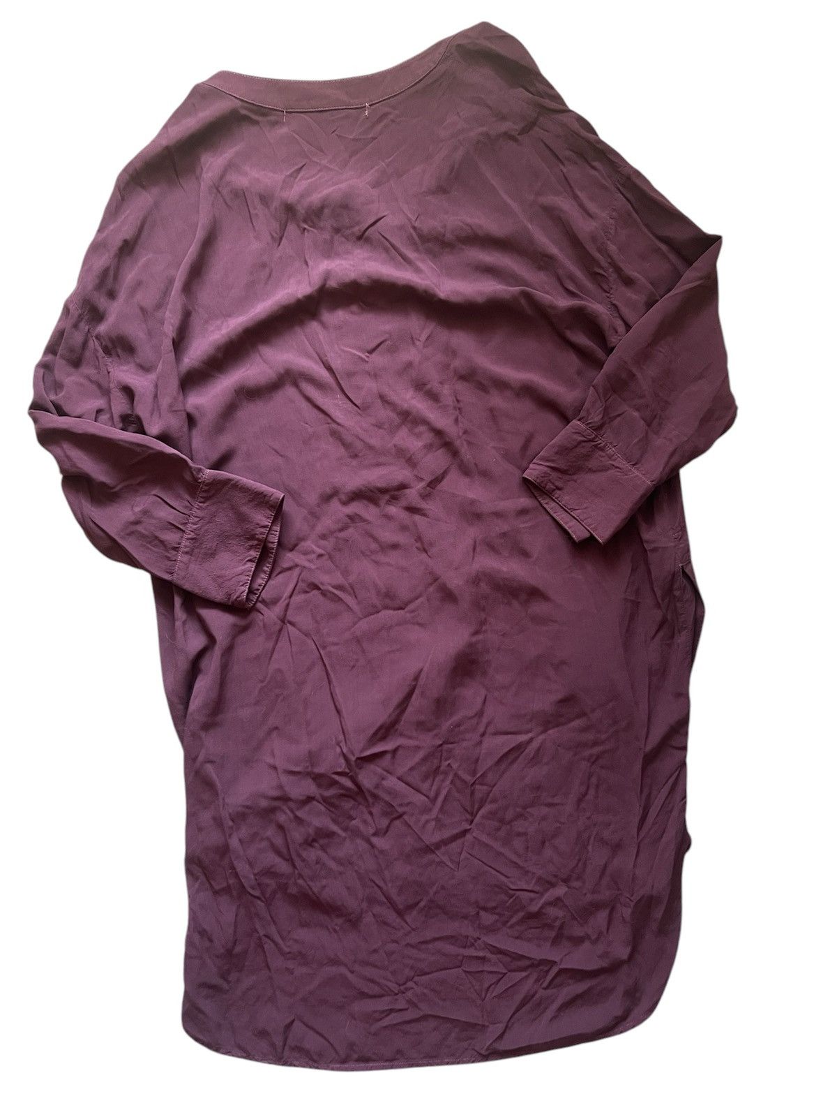 Michael Stars Michael Stars V-Neck Shirt Dress in Rosewood | Medium Size M / US 6-8 / IT 42-44 - 2 Thumbnail