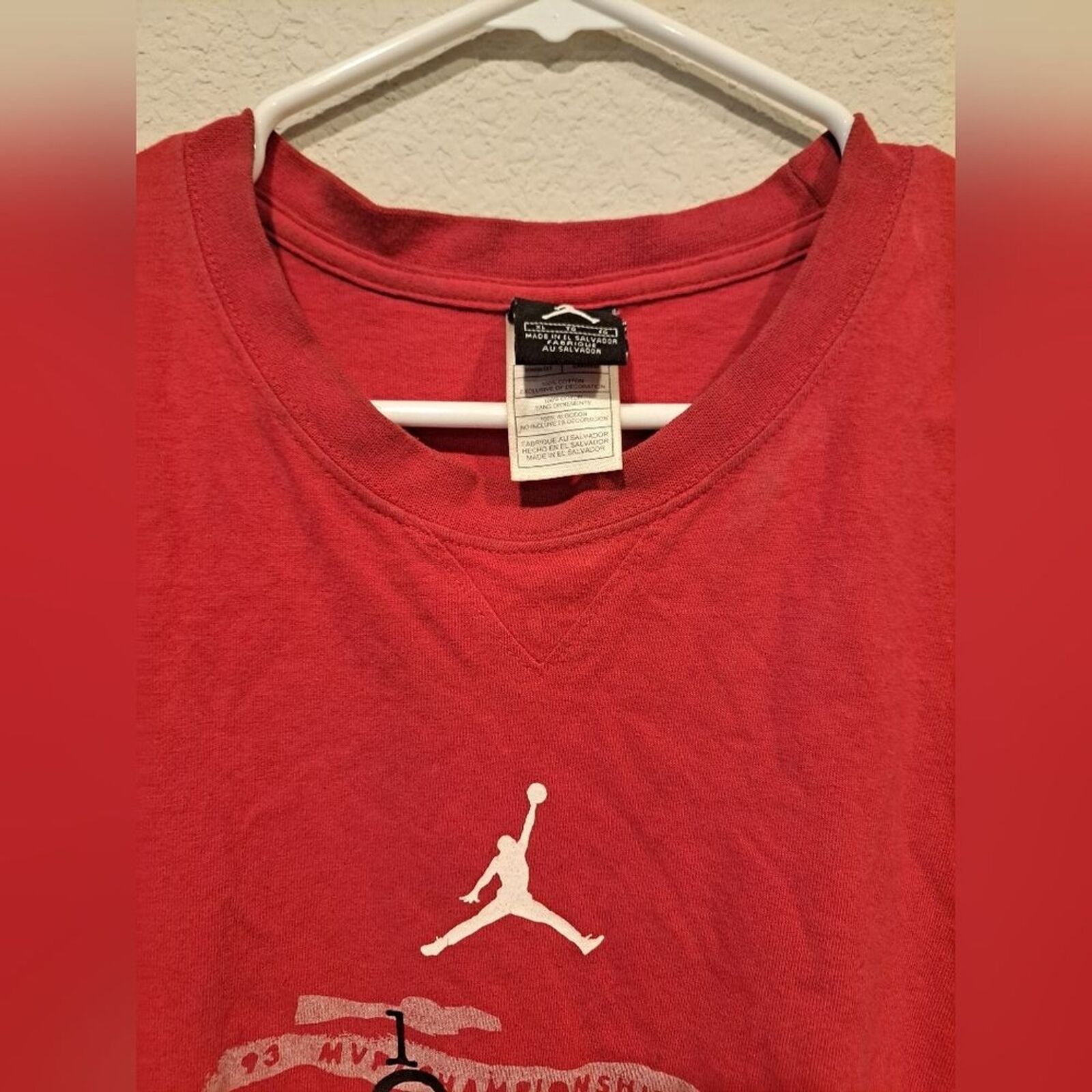 Nike Vintage 2000s Nike Air Jordan 10 Michael Jordan T-Shirt XL Size US XL / EU 56 / 4 - 2 Thumbnail