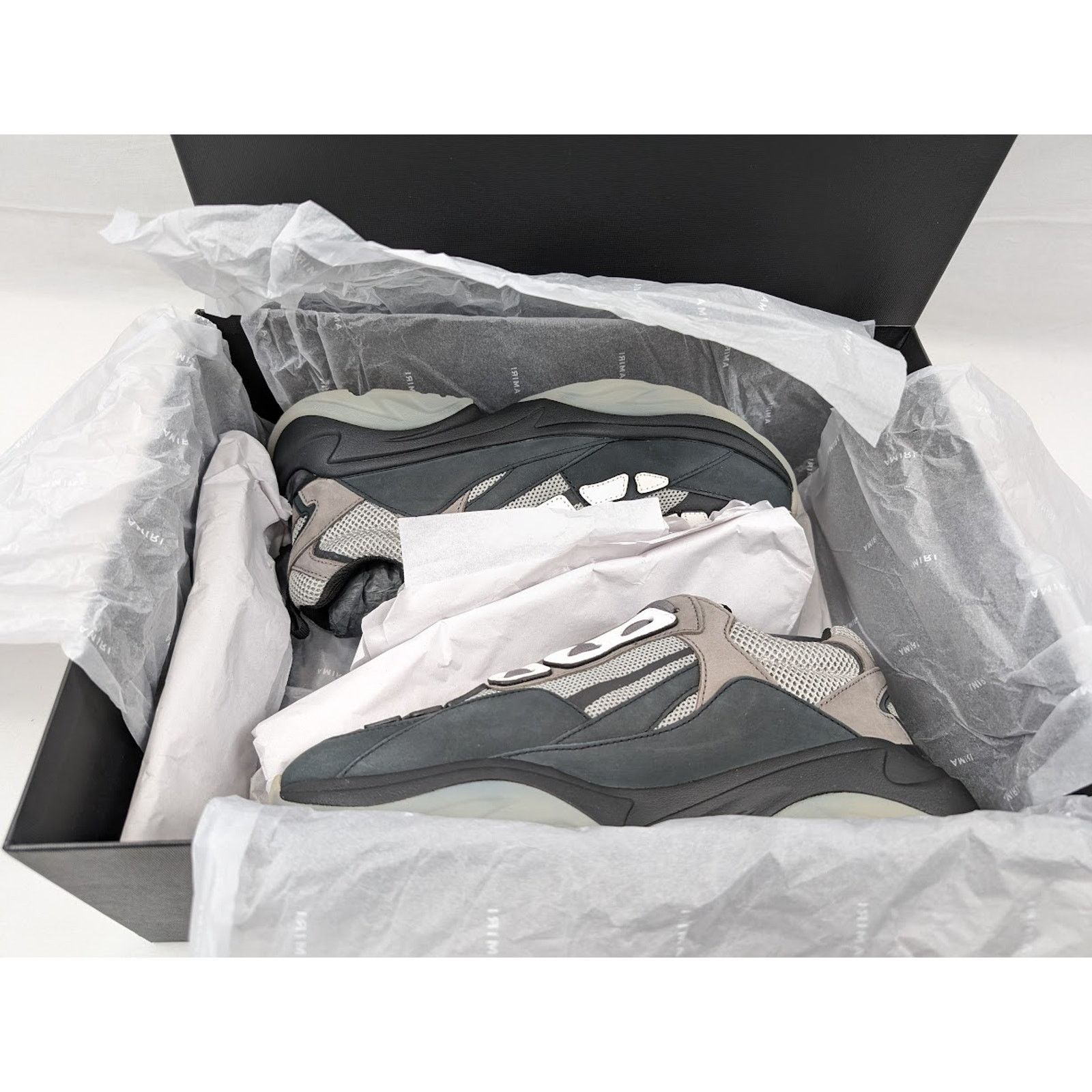 Amiri o1rshd1 Bone Runners in Black/Grey Size US 11 / EU 44 - 22 Thumbnail