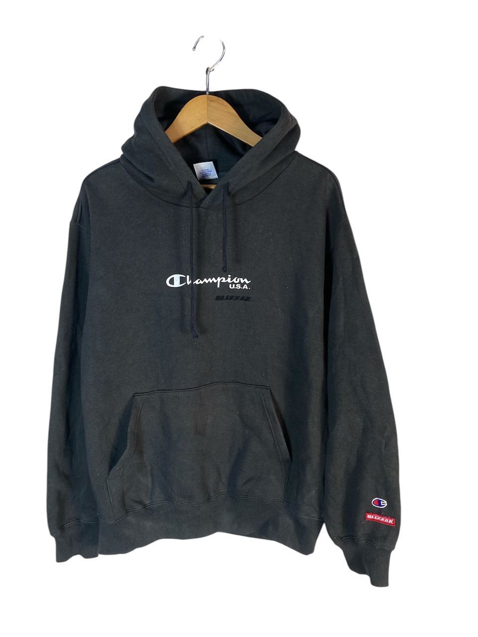 Champion Champion blizzak spellout hoodie pullover Size US L / EU 52-54 / 3 - 1 Thumbnail